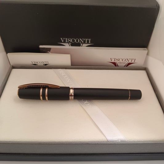 Visconti Homo Sapiens Dark Age Fountain Pen 23k Palladium Fine Nib