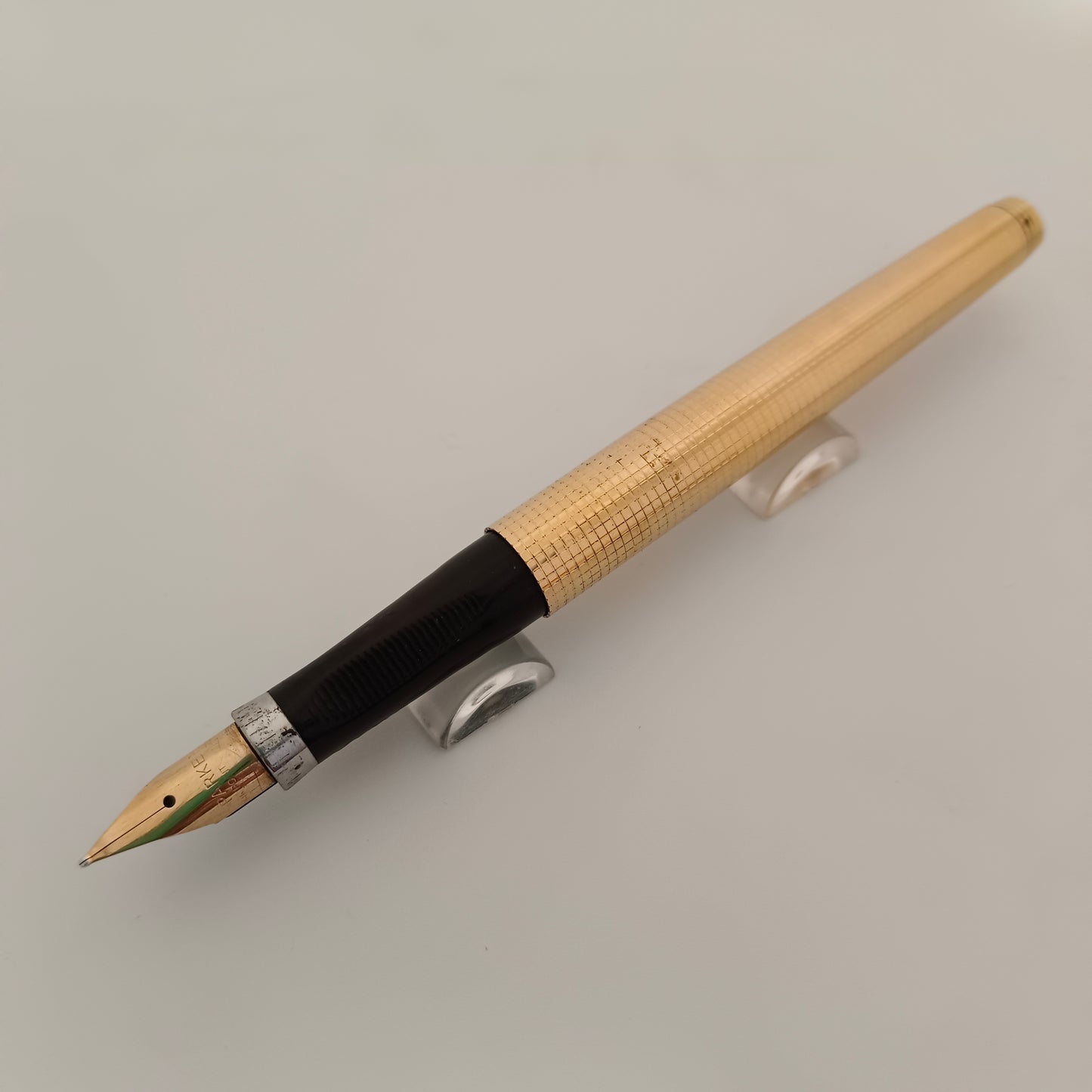 Vintage Parker 75 Gold Plated Insignia 14kt Gold Filled Fountain Pen