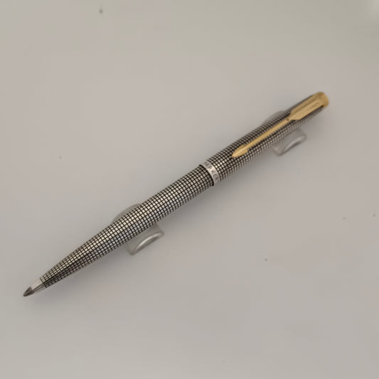 Parker 75 Cisele Sterling Silver Ballpoint Pen Made in USA