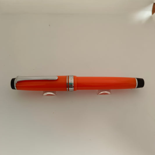 Sailor Professional Gear Orange 21k Gold Nib Fountain Pen