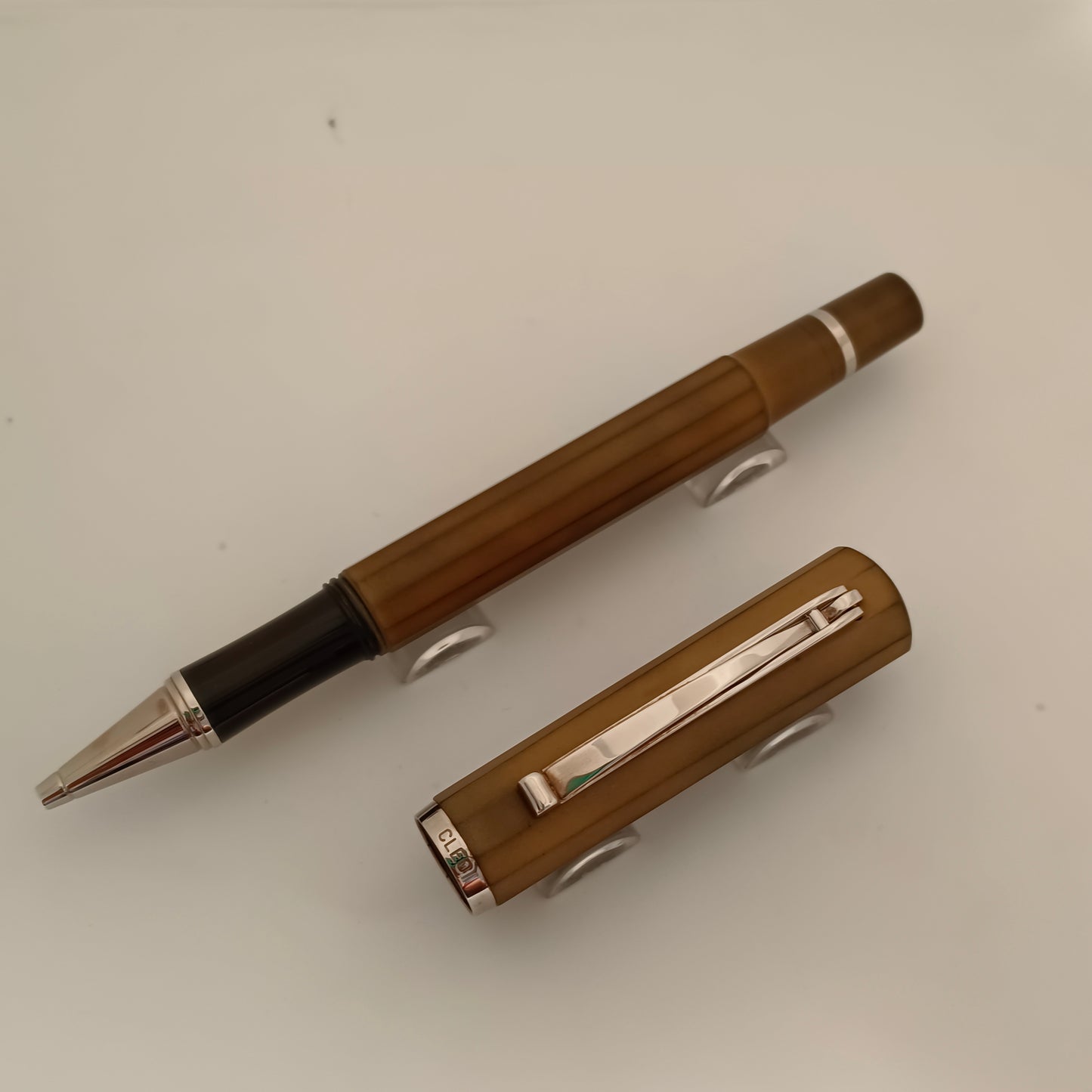 Cleo Skribent Ebonite Brown Rollerball Pen