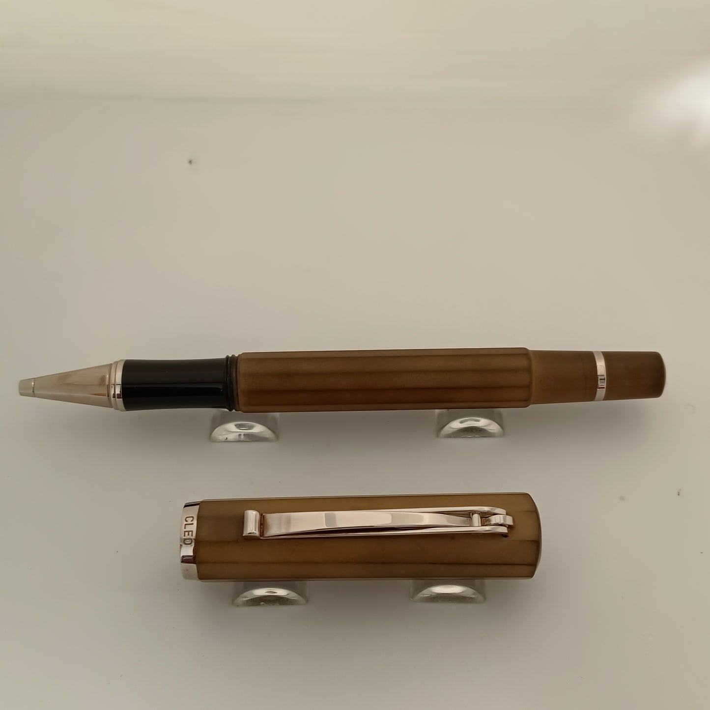 Cleo Skribent Ebonite Brown Rollerball Pen