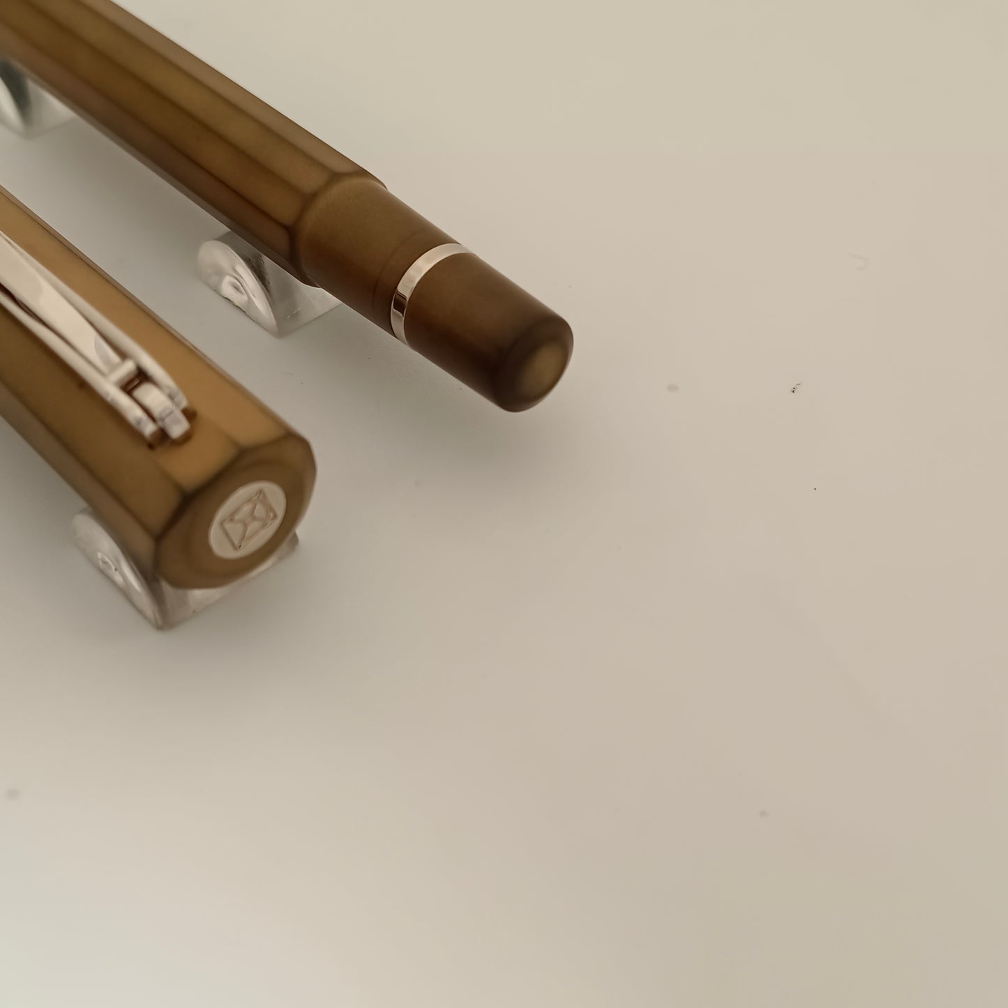 Cleo Skribent Ebonite Brown Rollerball Pen