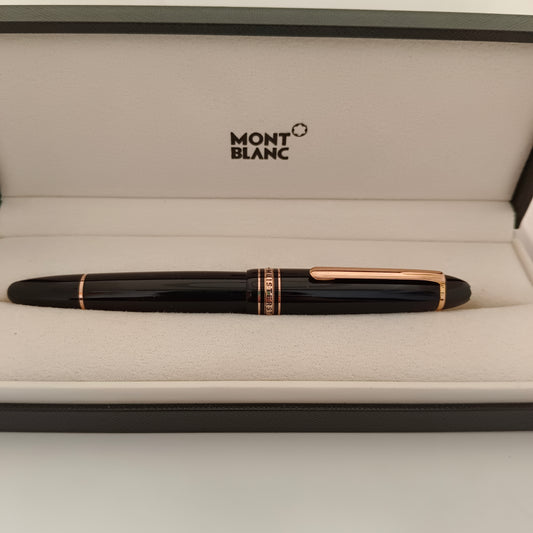 Montblanc Meisterstuck 146 LeGrand Rose Gold Trim Fountain Pen