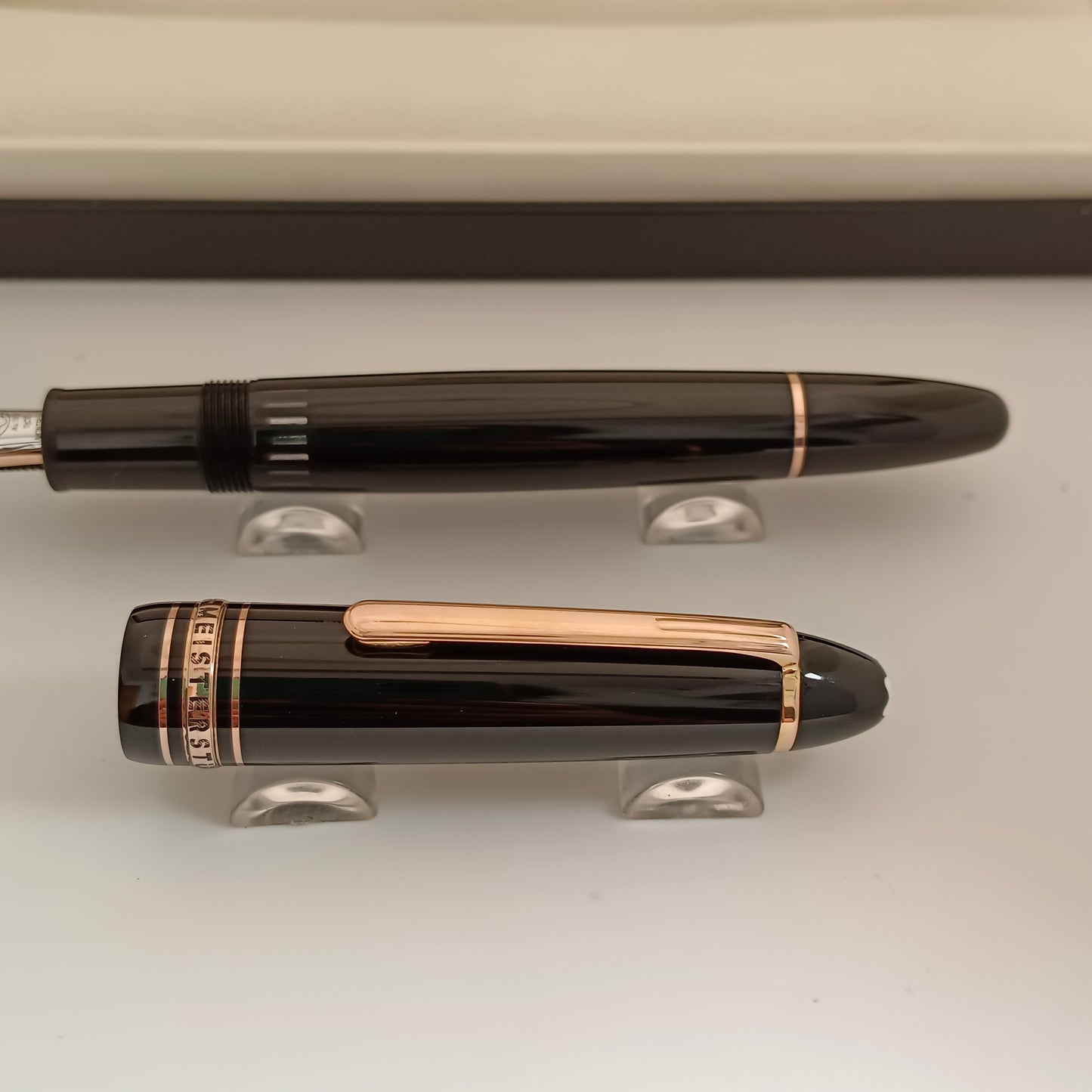 Montblanc Meisterstuck 146 LeGrand Rose Gold Trim Fountain Pen