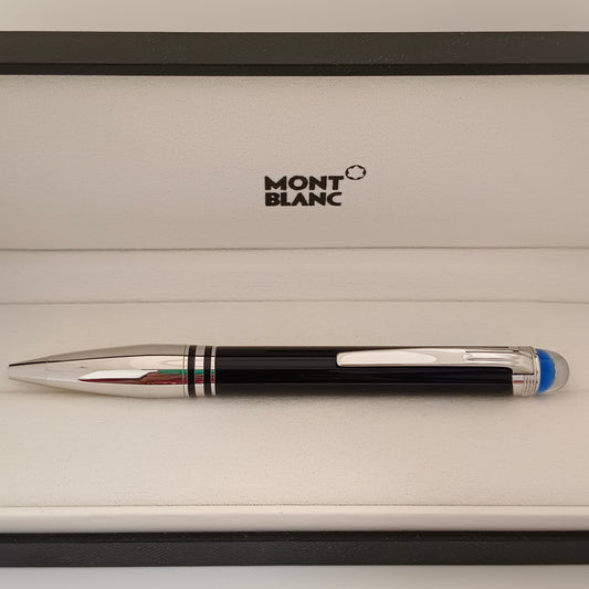 Montblanc Starwalker Doue Black Ballpoint Pen with Platinum Trim