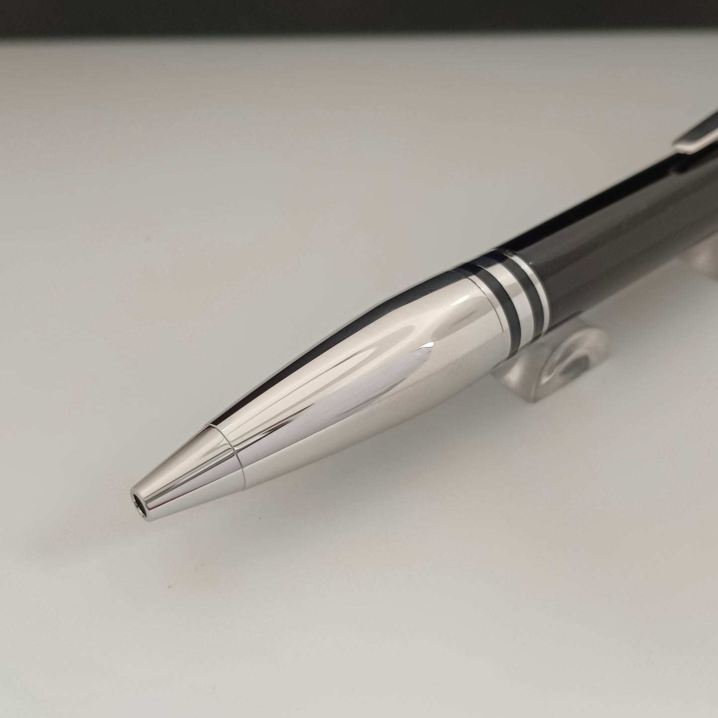 Montblanc Starwalker Doue Black Ballpoint Pen with Platinum Trim