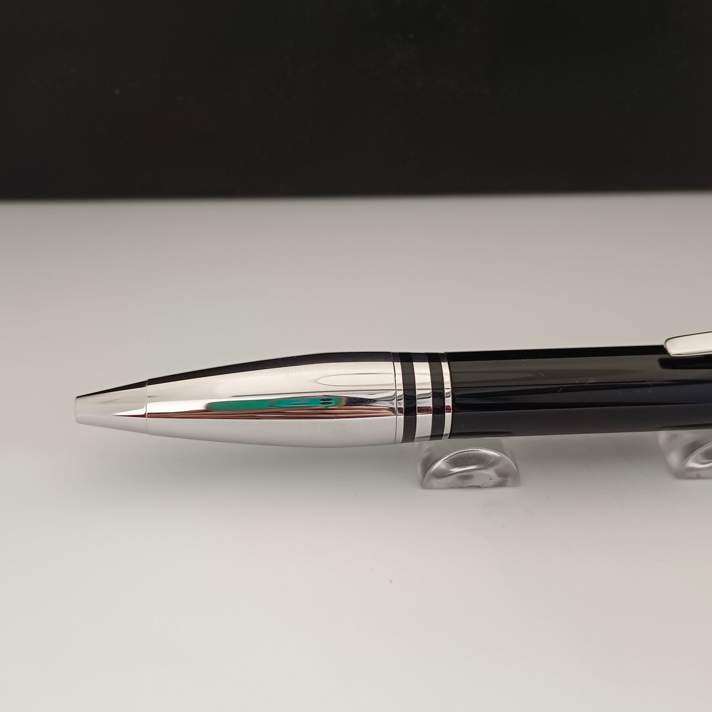 Montblanc Starwalker Doue Black Ballpoint Pen with Platinum Trim