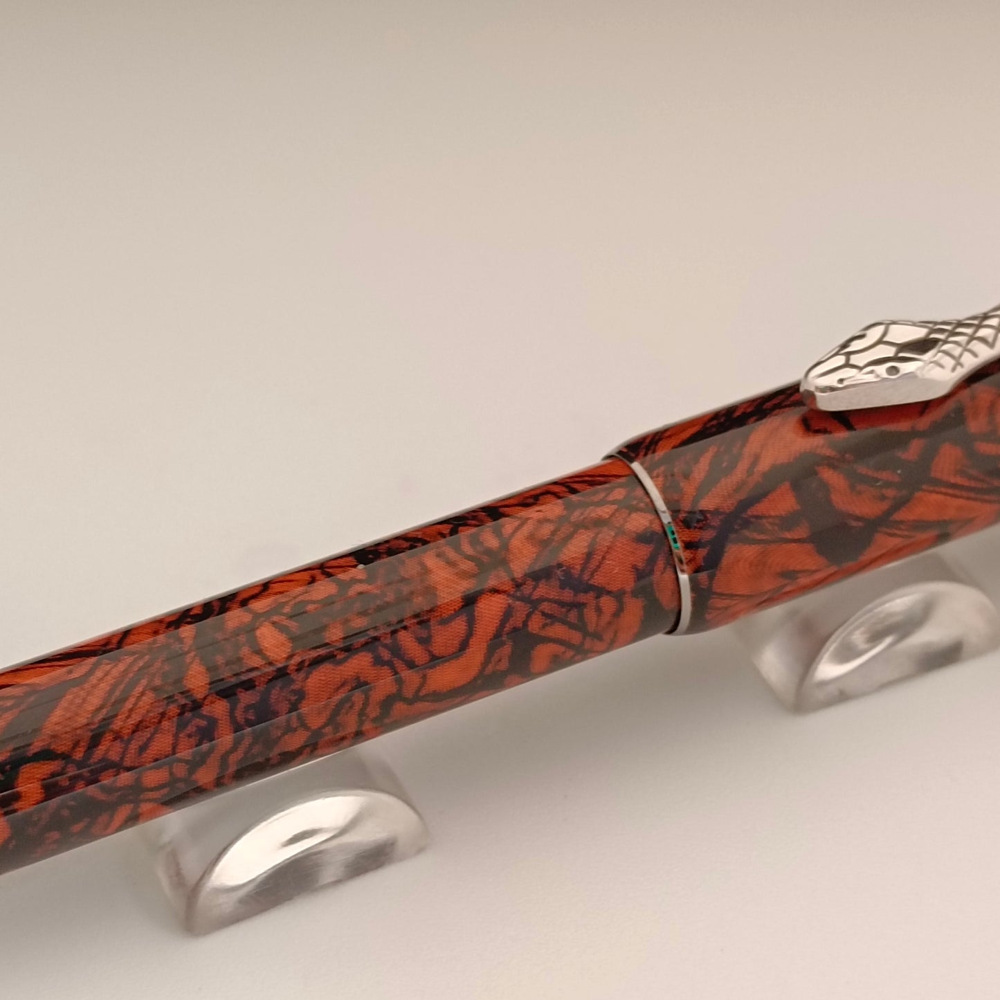 Montblanc Heritage Rouge et Noir Serpent Marble Ballpoint Pen
