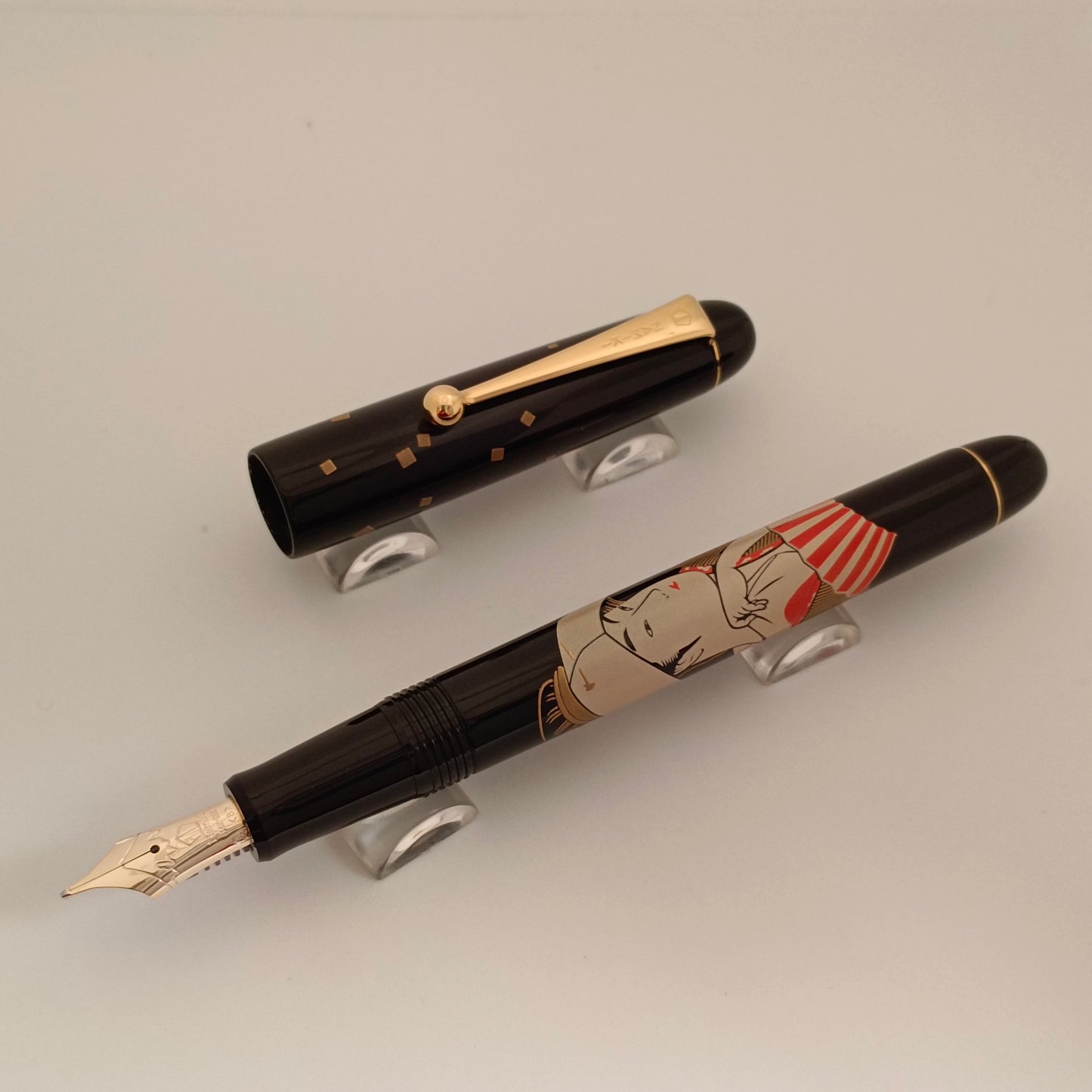 Namiki Nippon Art 3 Beautés Ukiyo-e Toyohina Tomimoto Fountain Pen