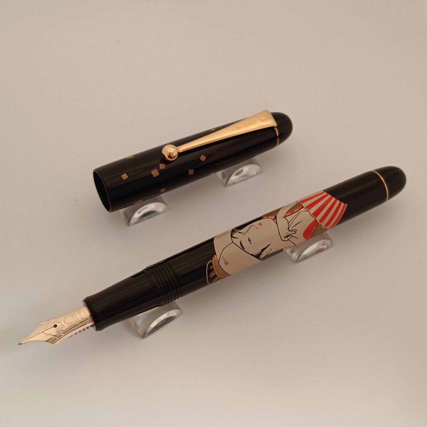 Namiki Nippon Art 3 Beautés Ukiyo-e Toyohina Tomimoto Fountain Pen