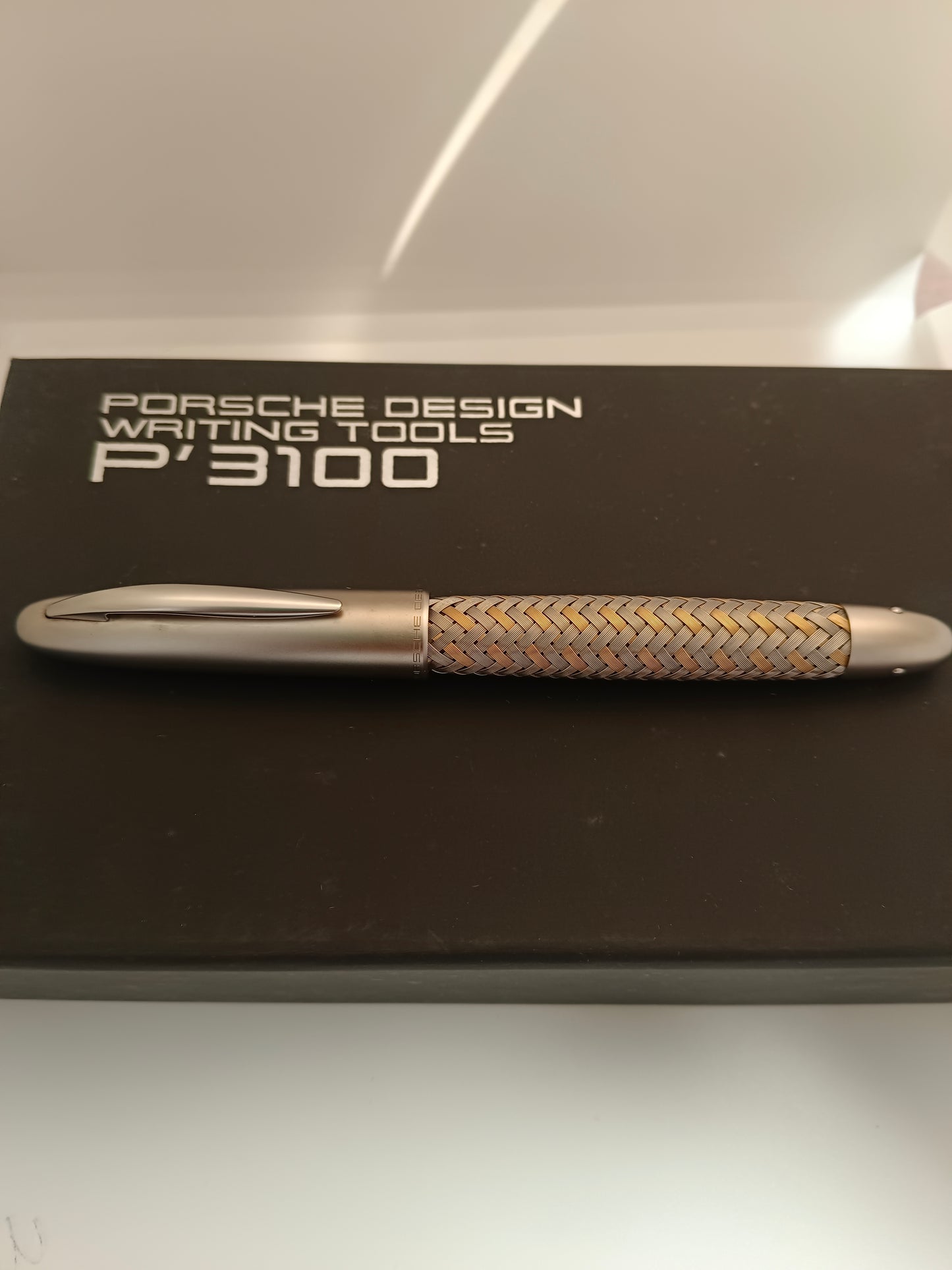 Porsche Design P3110 Steel / GoldTecflex Fountain Pen