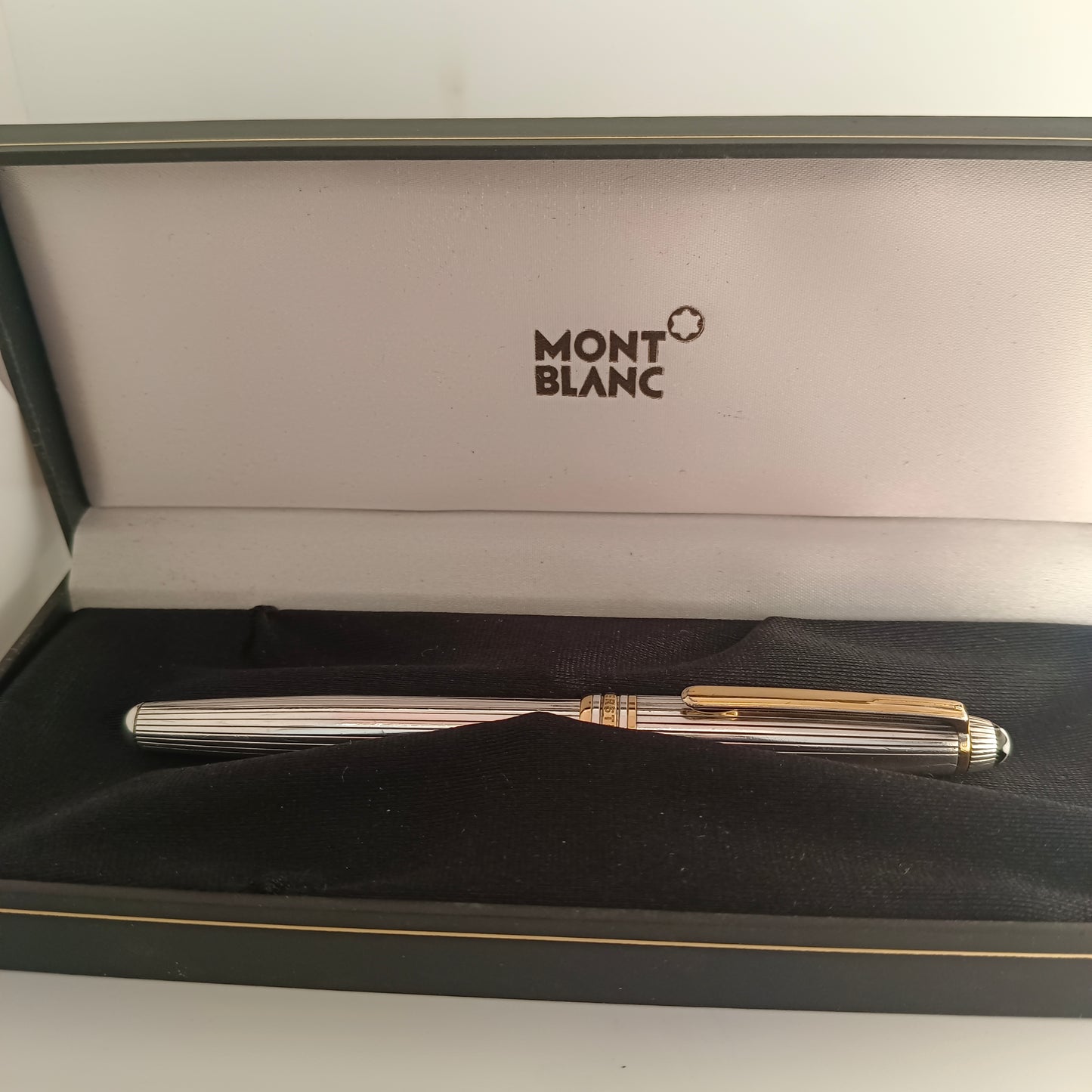 Montblanc Meisterstuck Sterling Silver Solitaire Fountain Pen