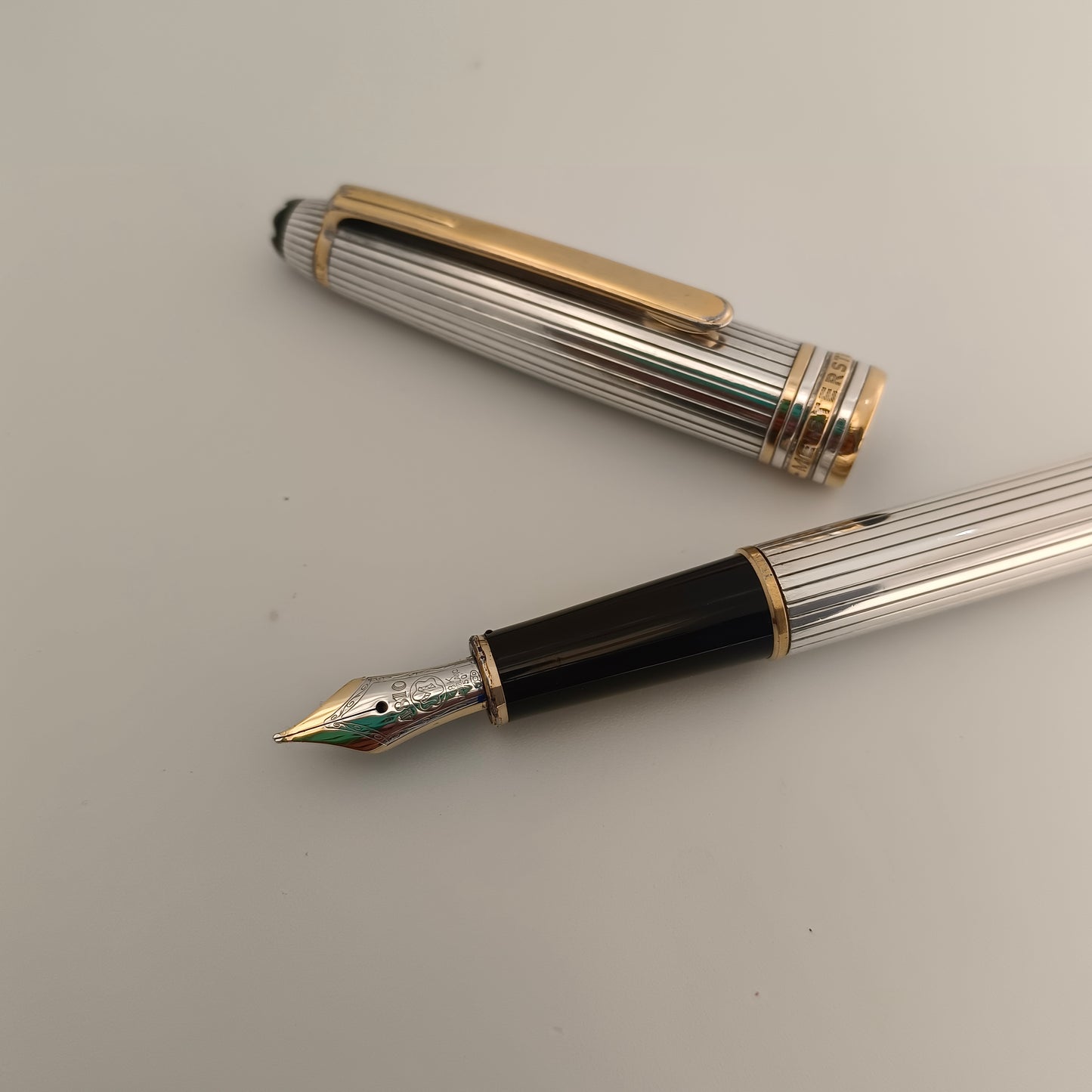 Montblanc Meisterstuck Sterling Silver Solitaire Fountain Pen