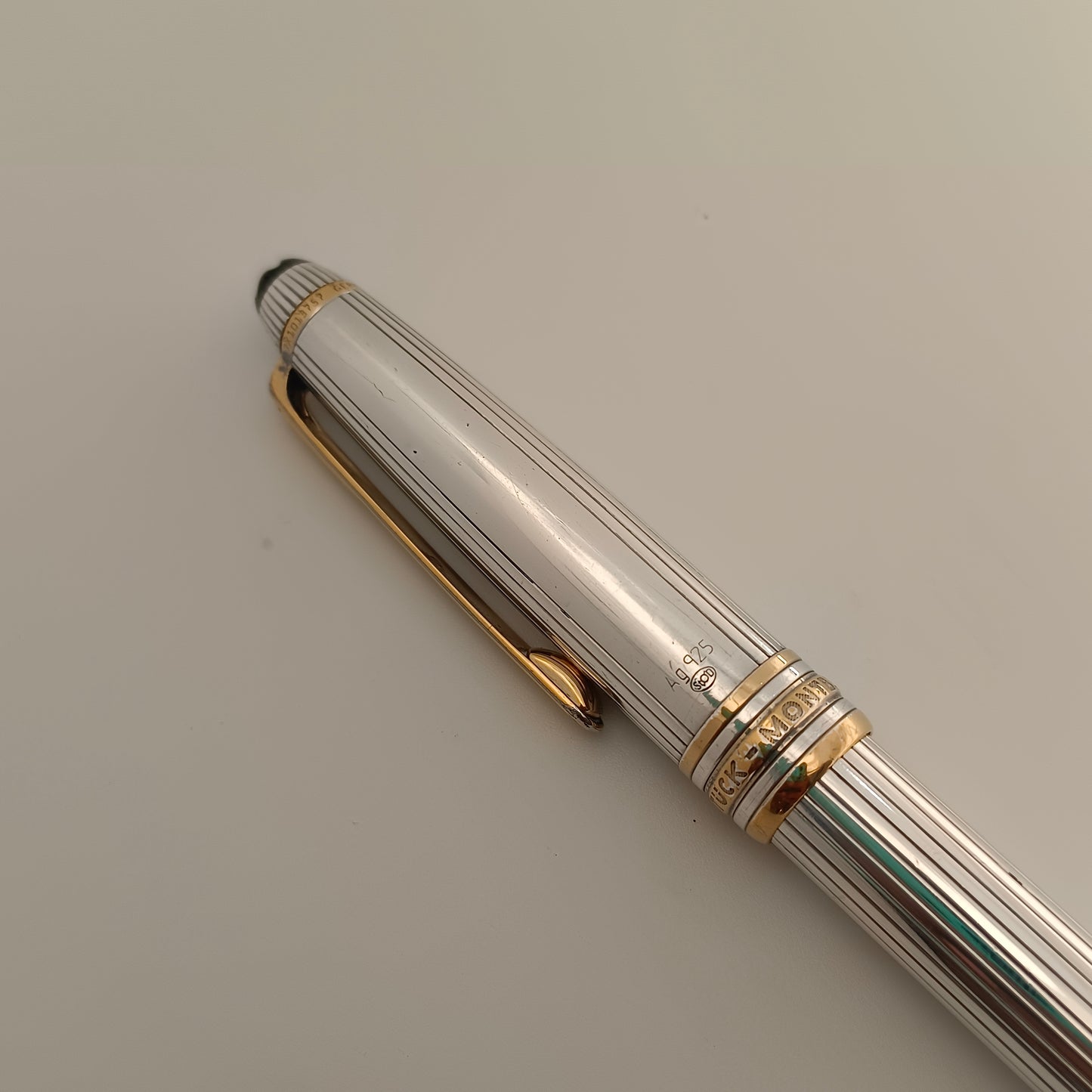 Montblanc Meisterstuck Sterling Silver Solitaire Fountain Pen