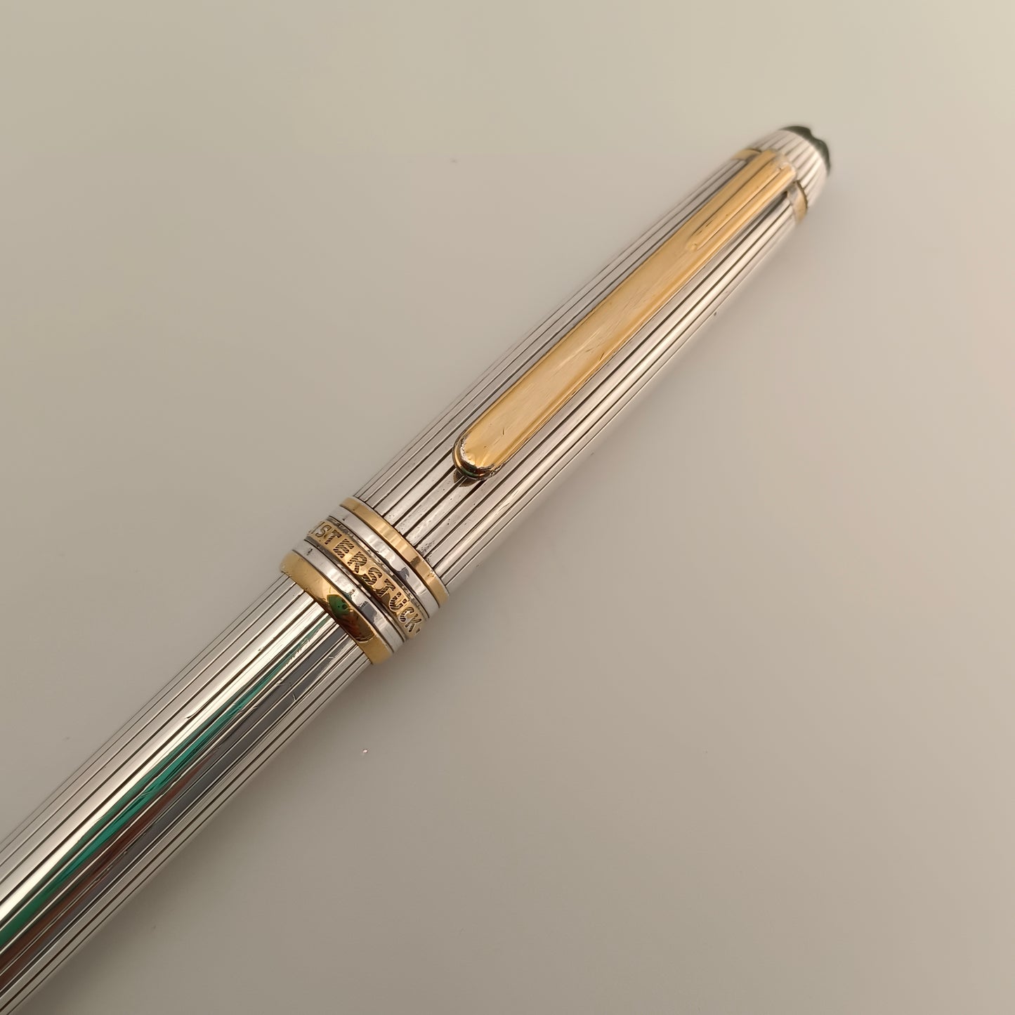 Montblanc Meisterstuck Sterling Silver Solitaire Fountain Pen