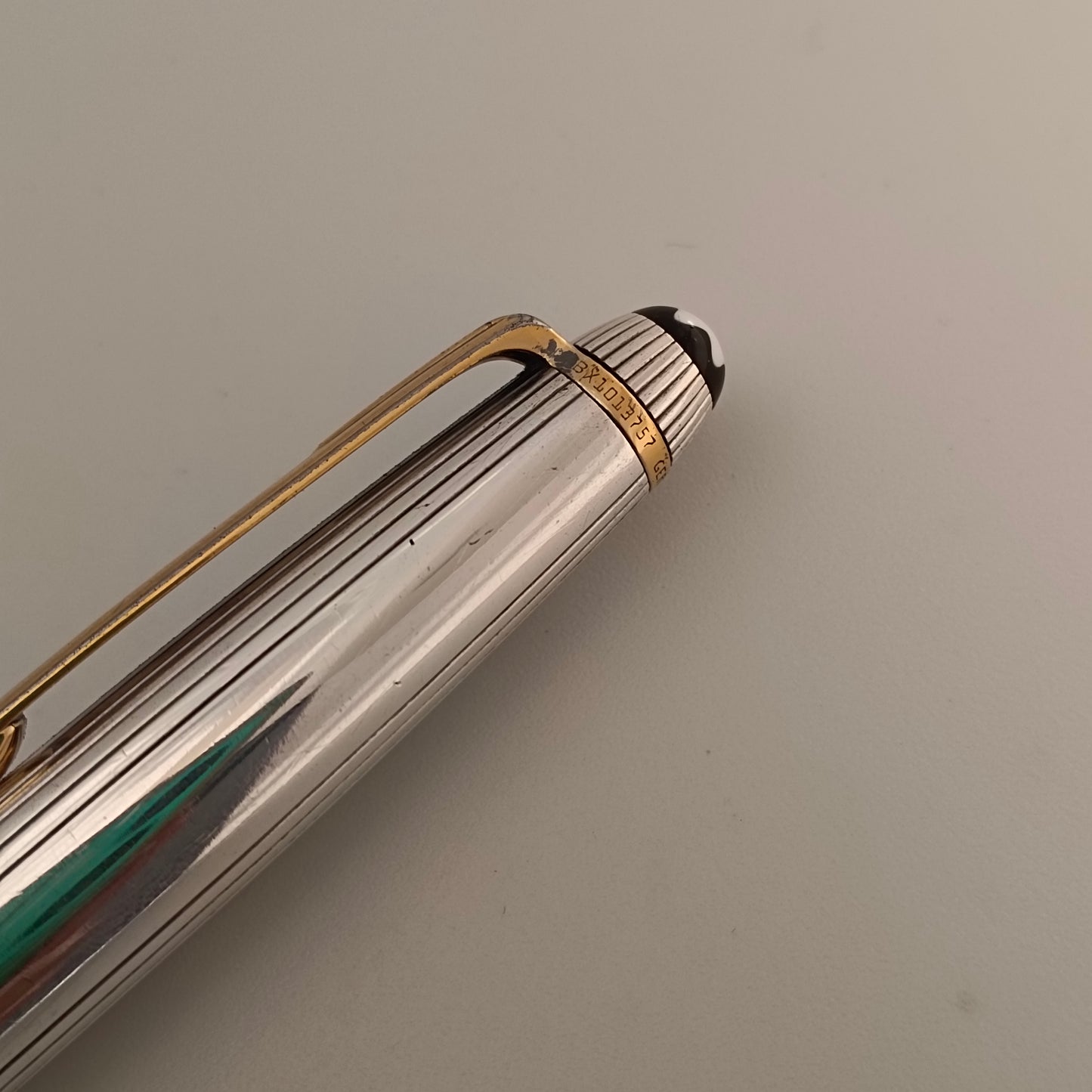 Montblanc Meisterstuck Sterling Silver Solitaire Fountain Pen