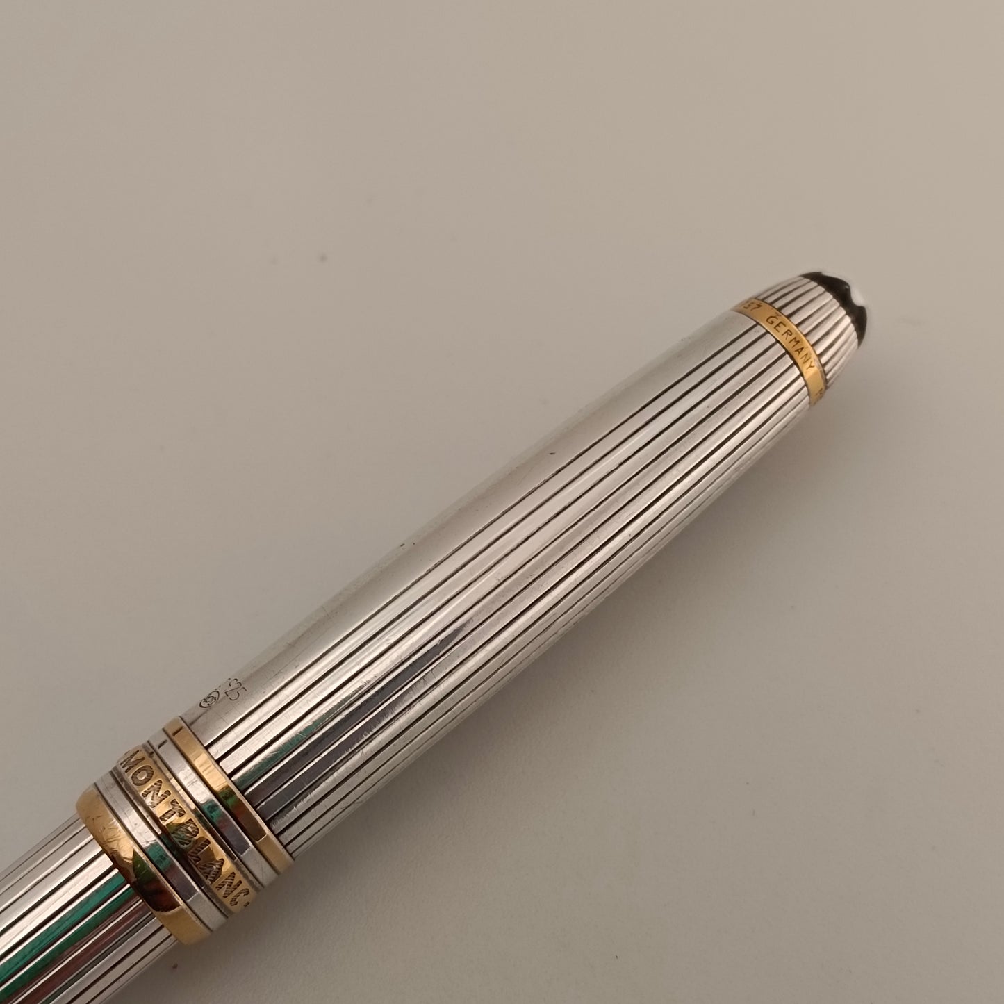 Montblanc Meisterstuck Sterling Silver Solitaire Fountain Pen