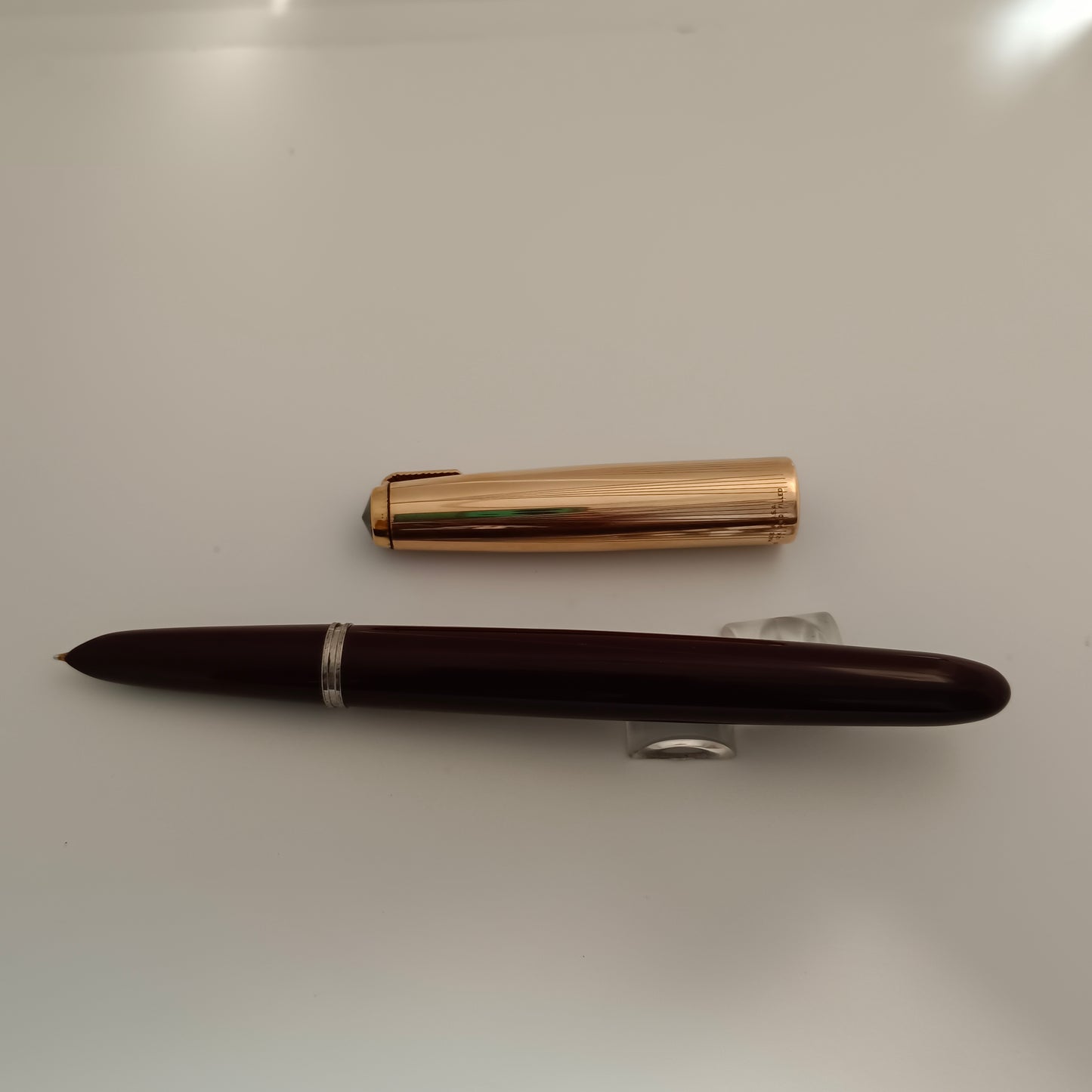 Parker 51 Mini Burgundy Fountain Pen-14kt Gold Nib