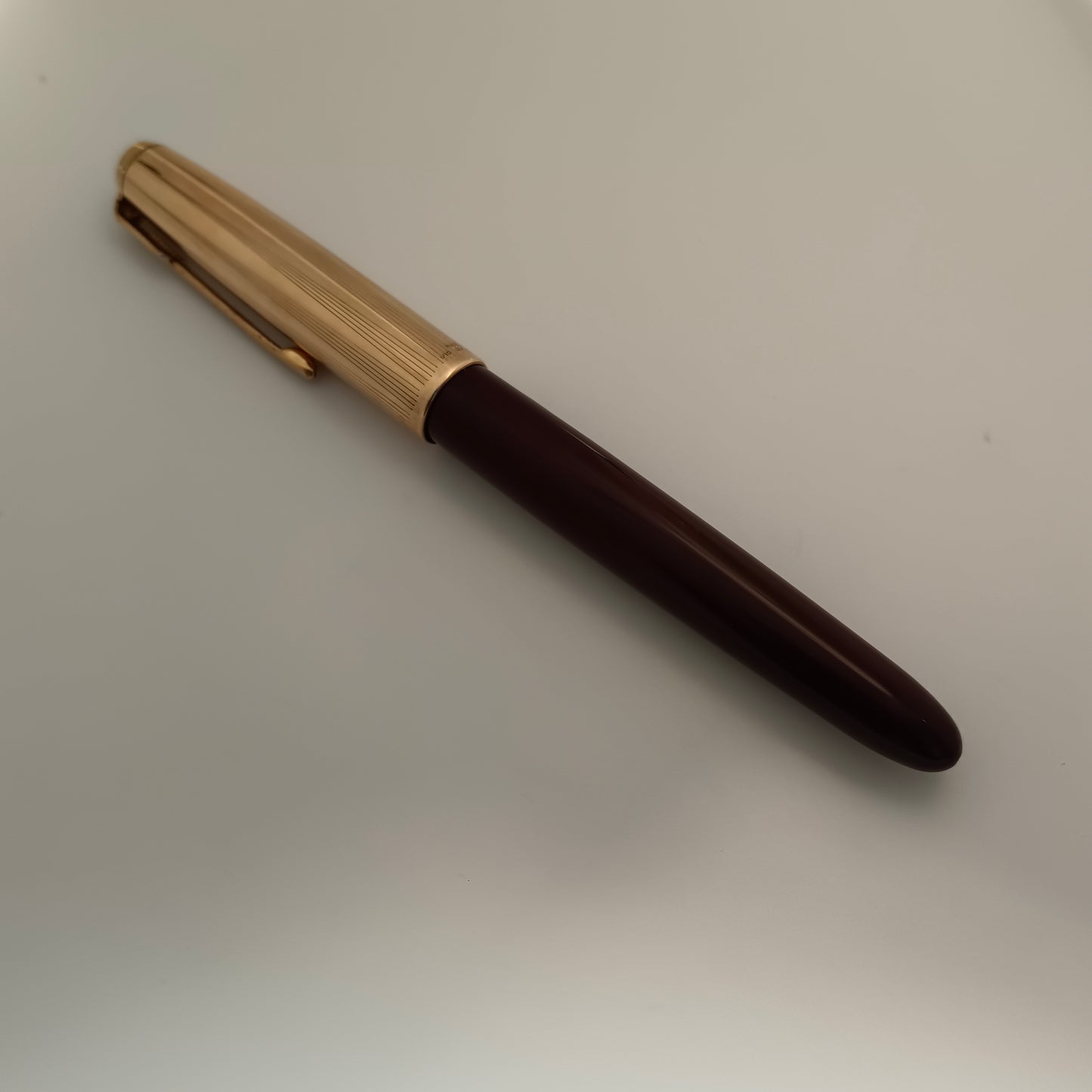 Parker 51 Mini Burgundy Fountain Pen-14kt Gold Nib