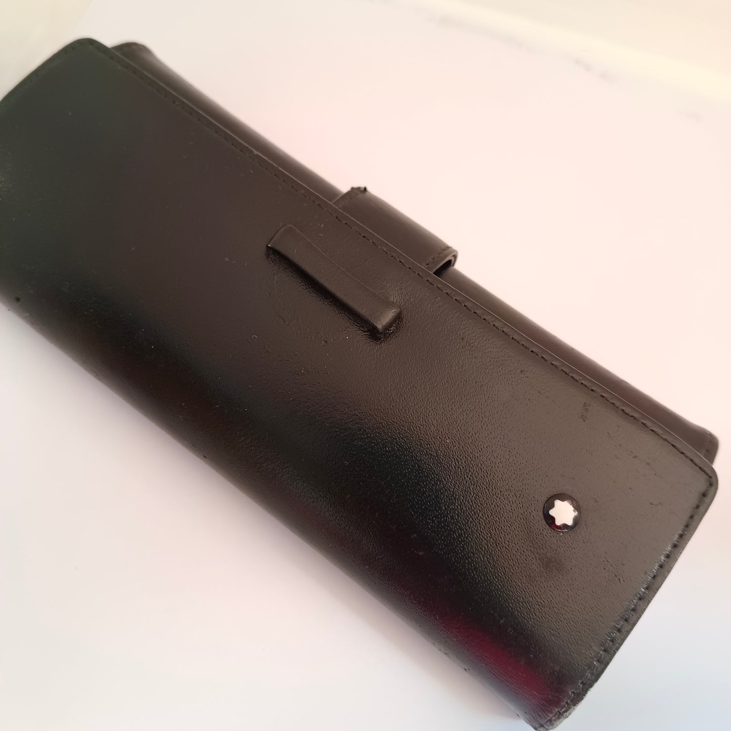 Montblanc Meisterstuck 147 Traveller Black Leather Pouch For Fountain Pen