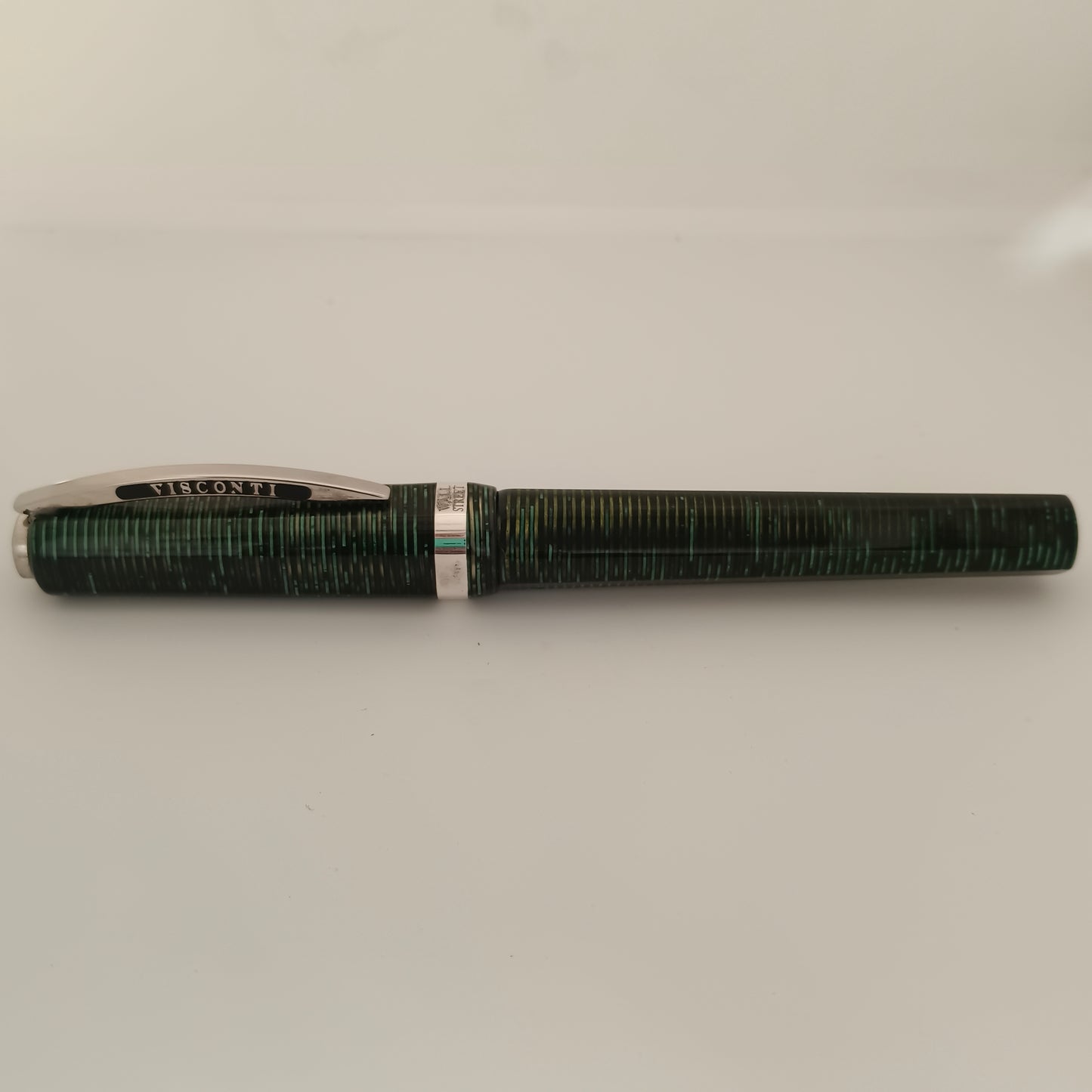 Visconti Wall Street Green Pearl Celluloid Fountain Pen