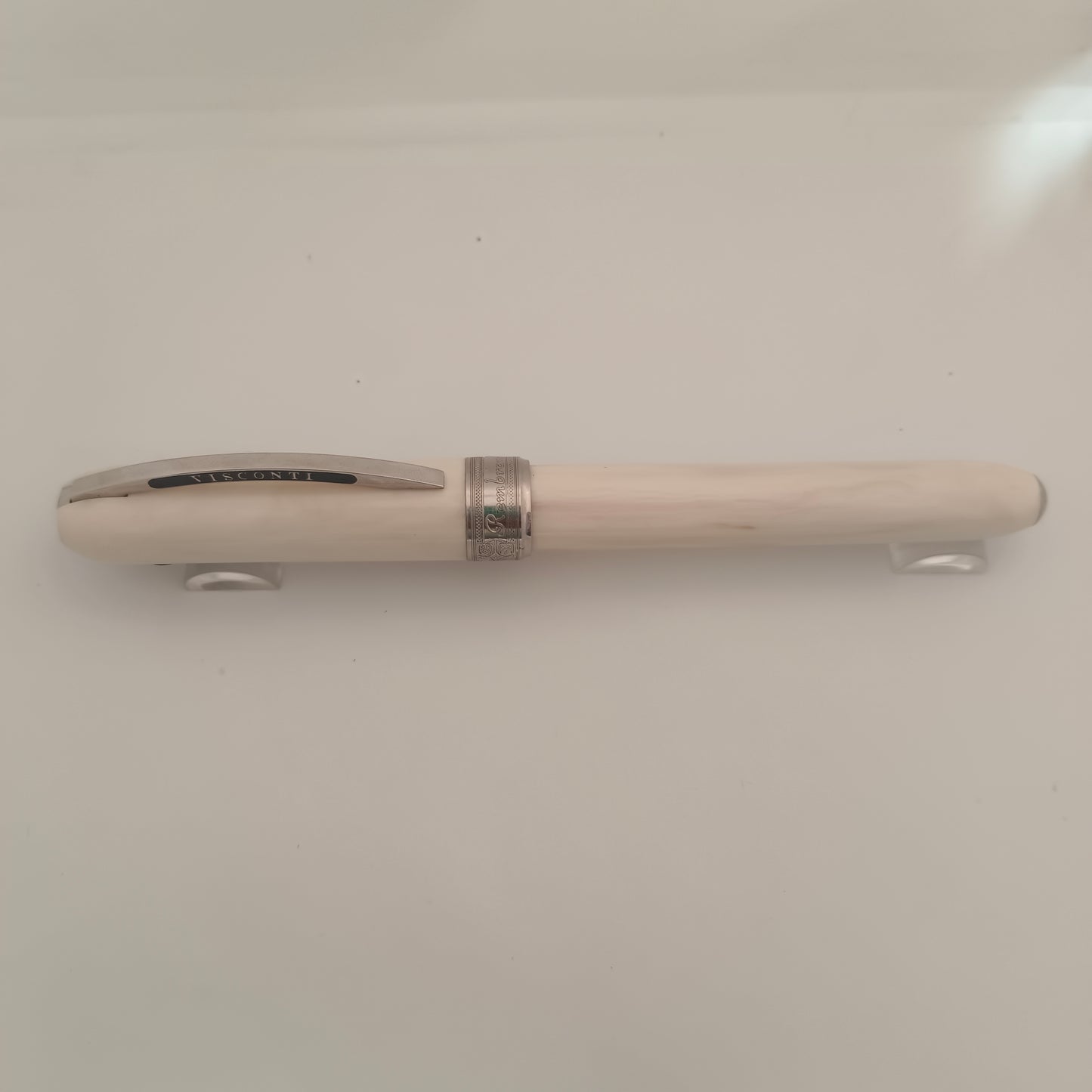 Visconti Rembrandt Ivory Steel Fine Nib Fountain Pen