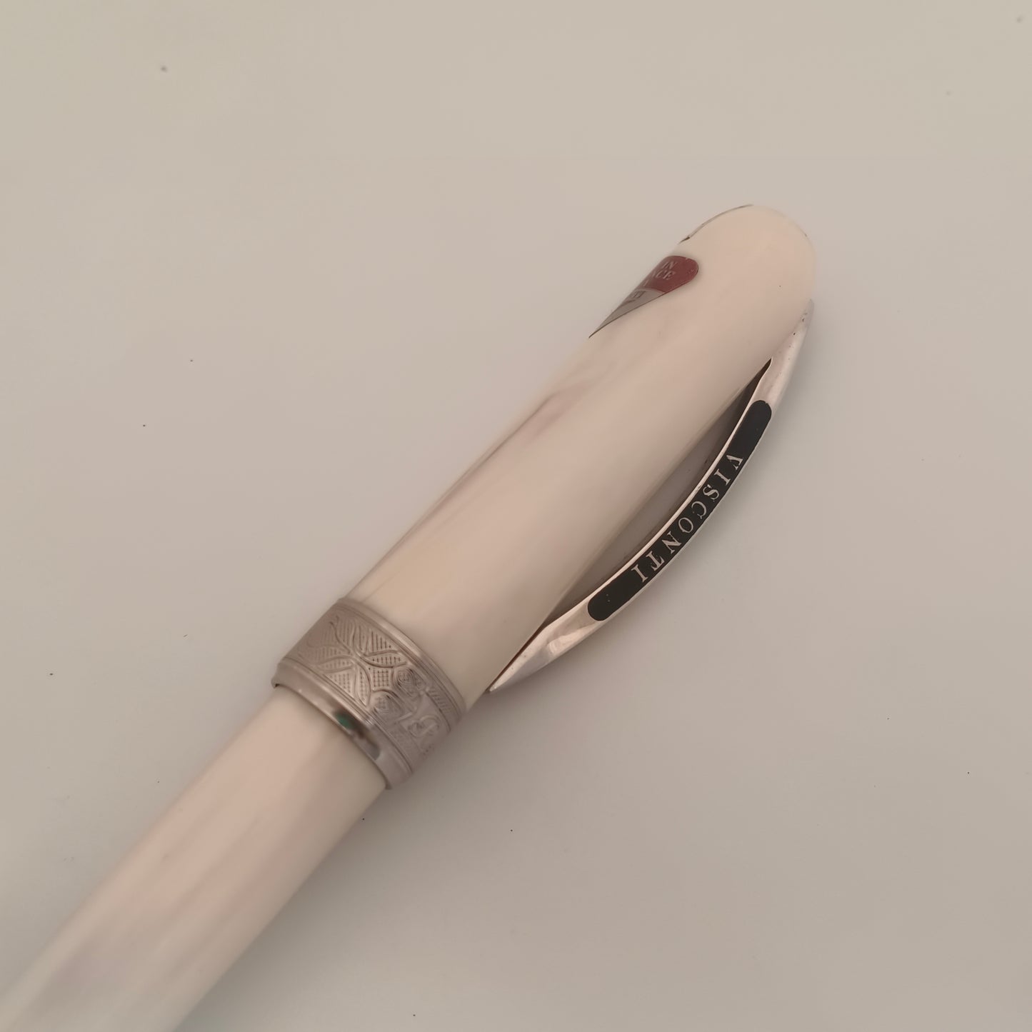 Visconti Rembrandt Ivory Steel Fine Nib Fountain Pen