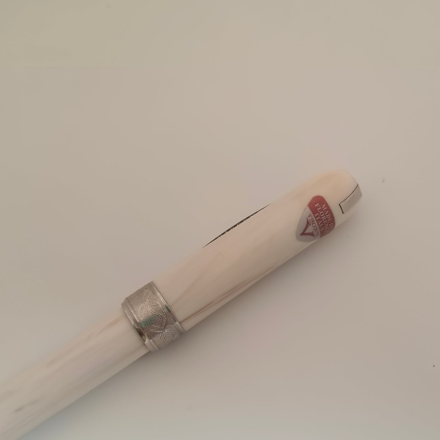 Visconti Rembrandt Ivory Steel Fine Nib Fountain Pen