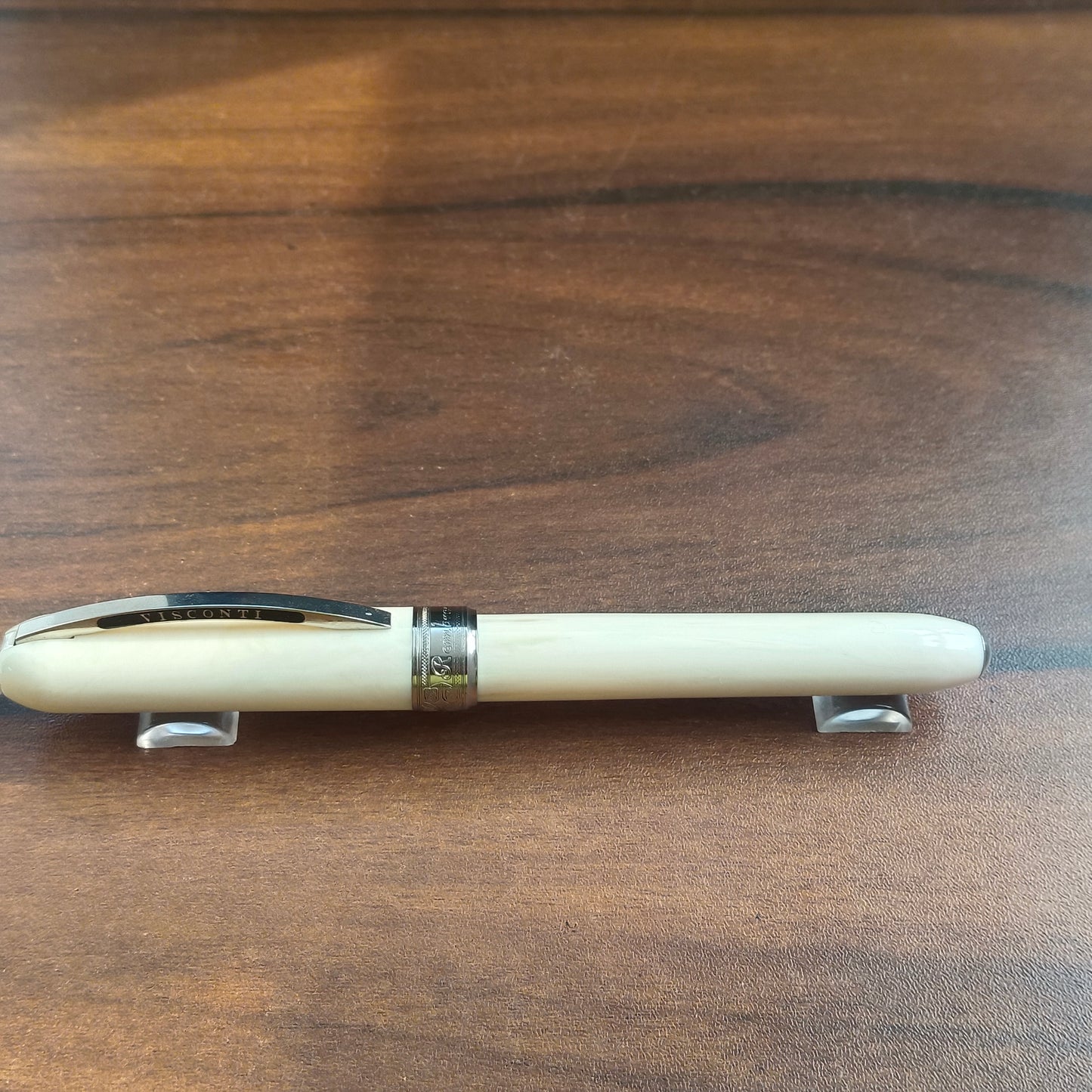 Visconti Rembrandt Ivory Steel Fine Nib Fountain Pen