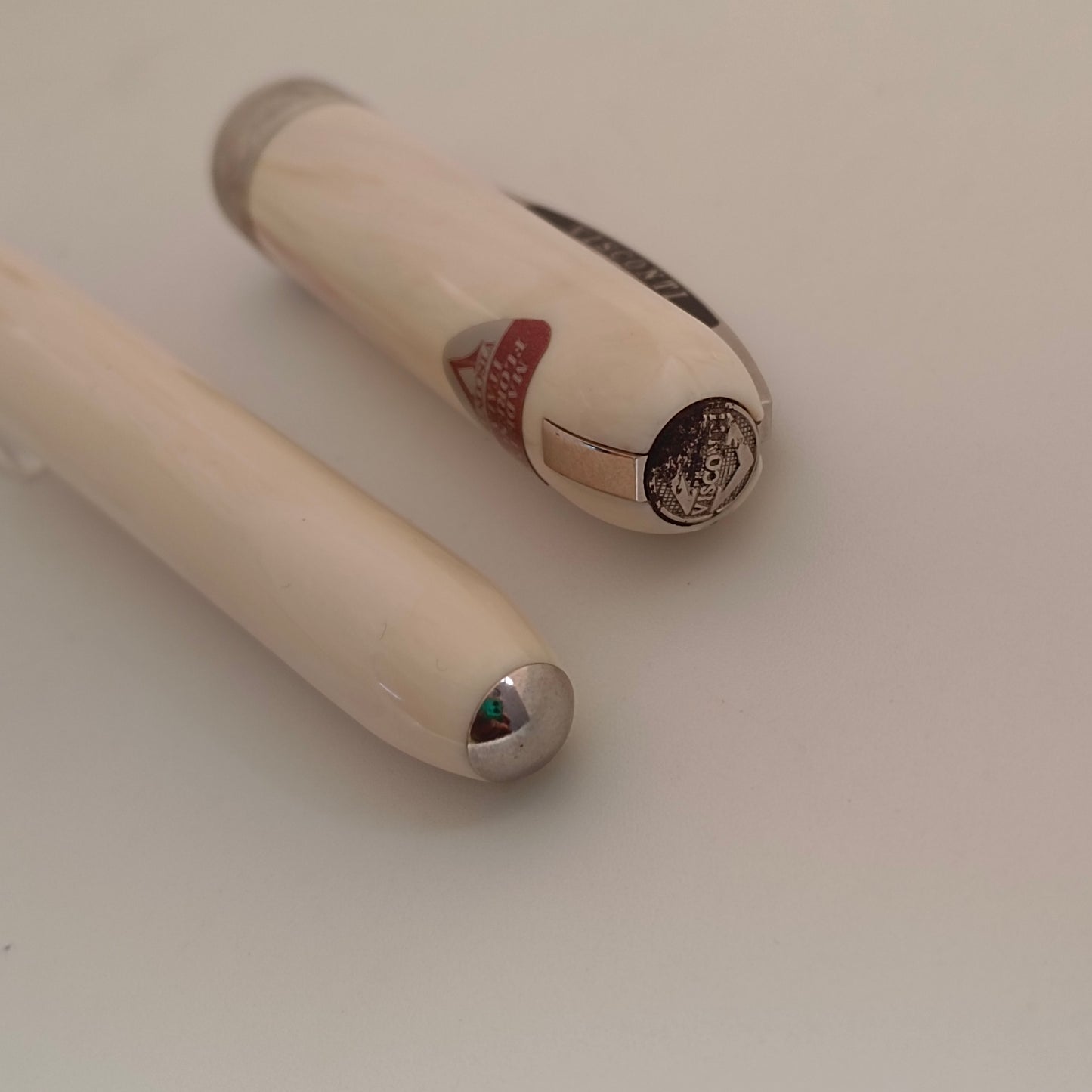 Visconti Rembrandt Ivory Steel Fine Nib Fountain Pen