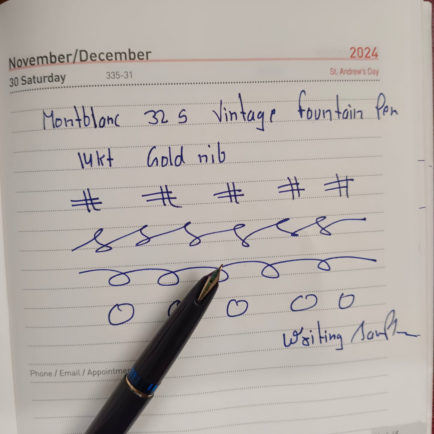 Vintage Montblanc 32S Fountain Pen -1960s