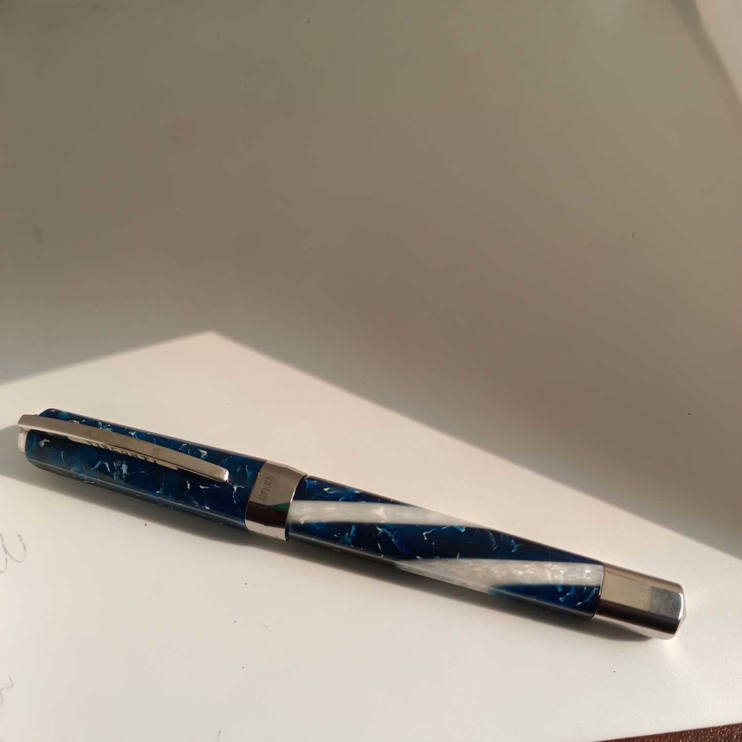 Visconti Opera Elements Blue Water Rollerball Pen - Made in Italy