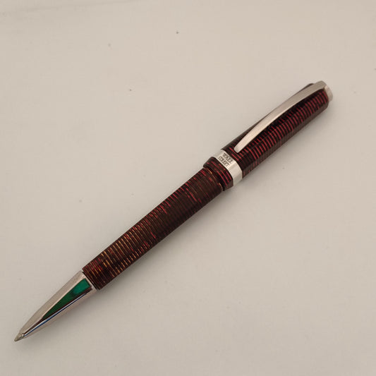 Visconti Wall Street Pearl Red Celluloid Ballpoint Pen
