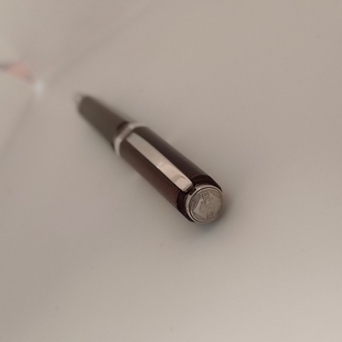 Visconti Wall Street Pearl Red Celluloid Ballpoint Pen