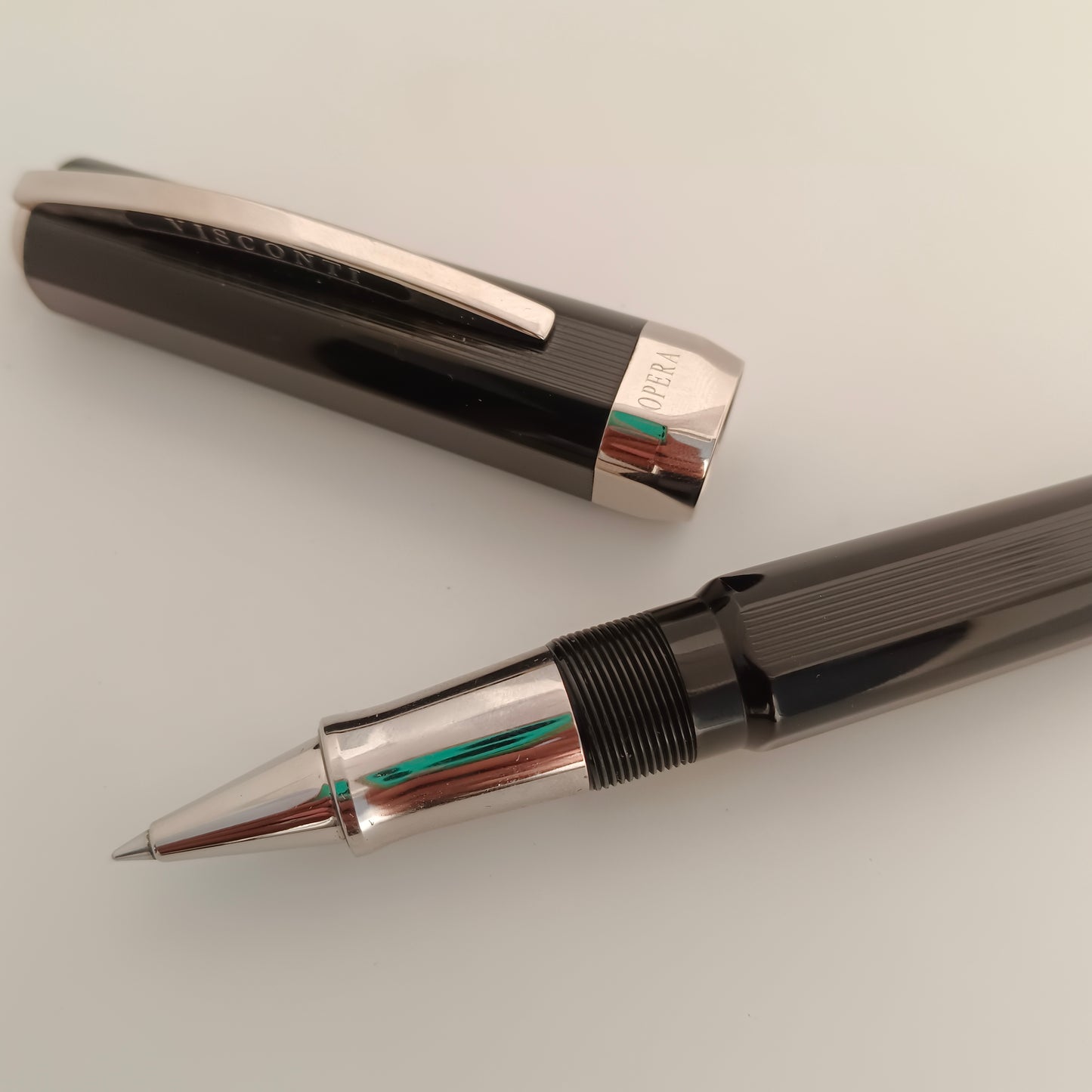 Visconti Opera Master Black Guilloche Rollerball Pen