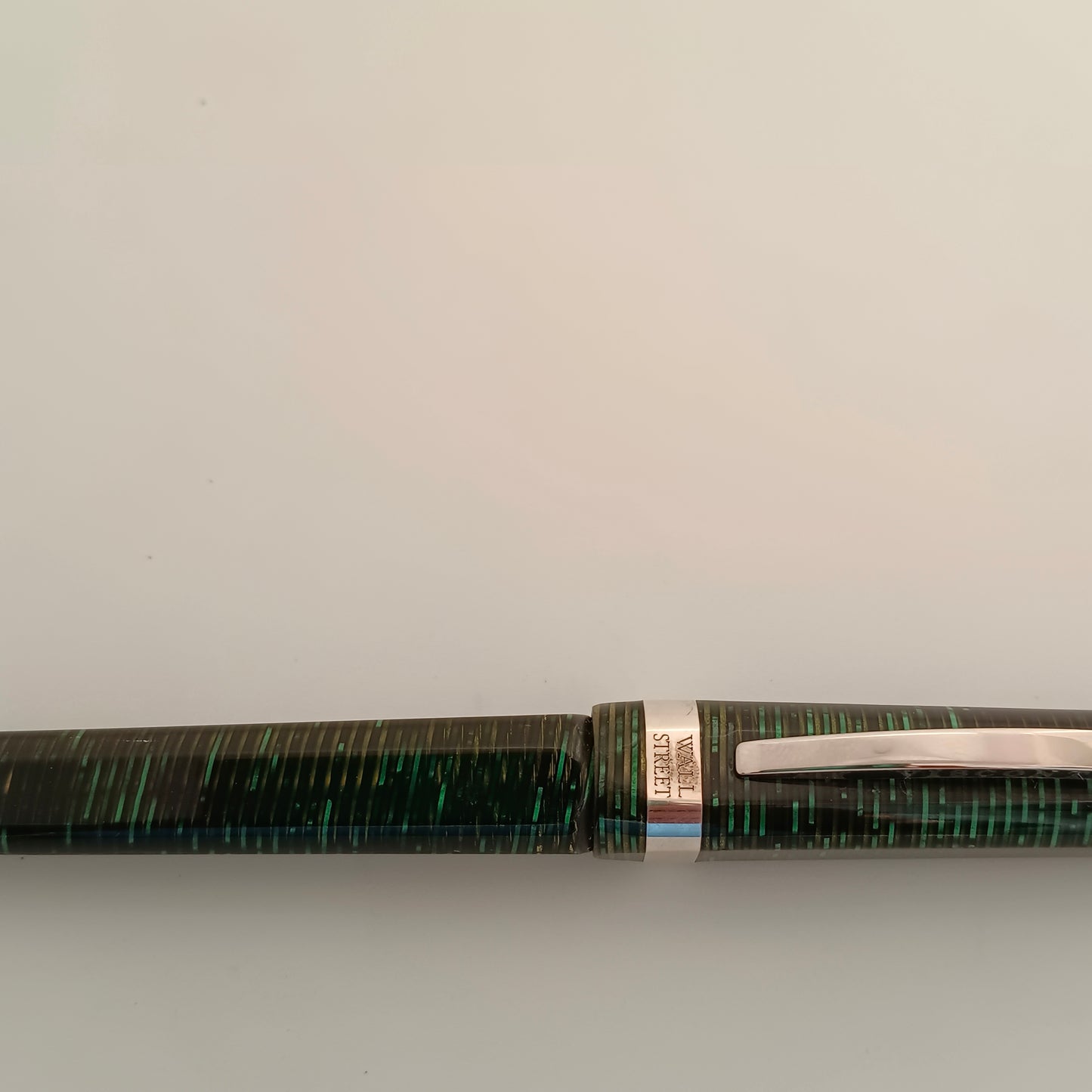 Visconti Wall Street Pearl Green Celluloid Ballpoint Pen