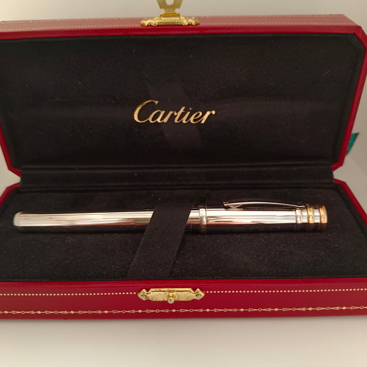 Cartier Trinity De Platinum Plated Fountain Pen