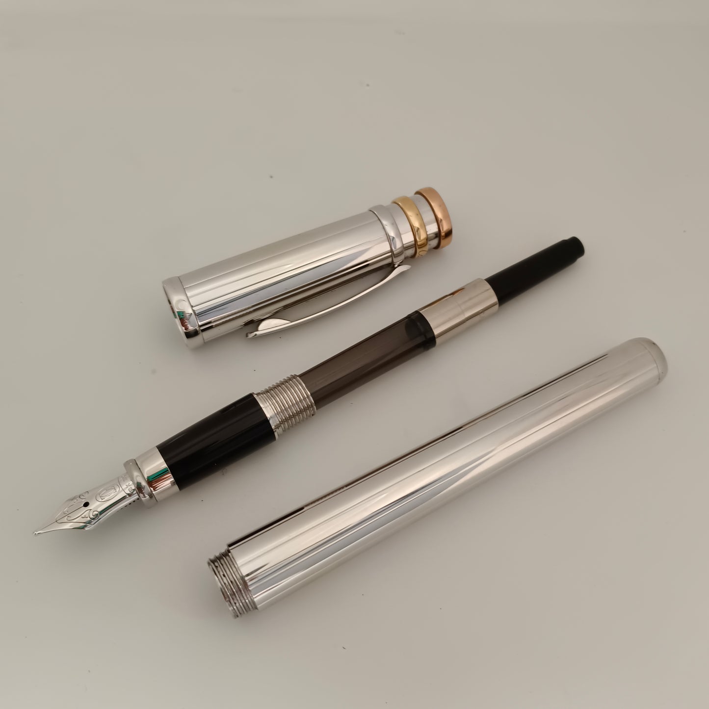 Cartier Trinity De Platinum Plated Fountain Pen