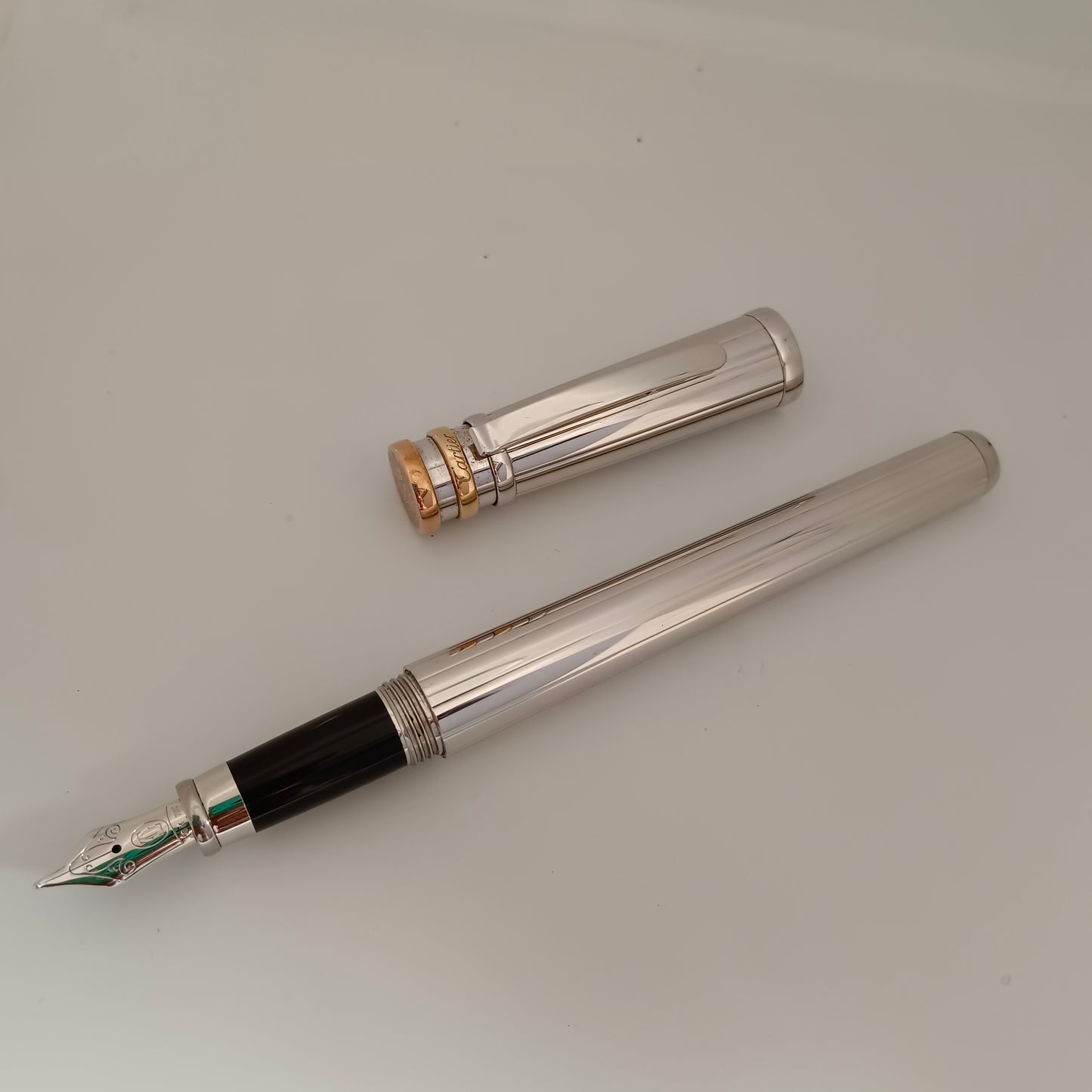 Cartier Trinity De Platinum Plated Fountain Pen