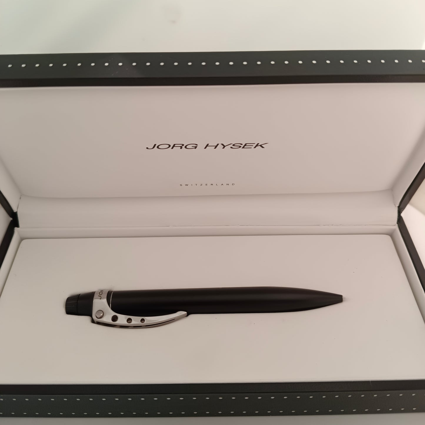 Jorg Hysek Kilada Black Ballpoint Pen Made in Switzerland