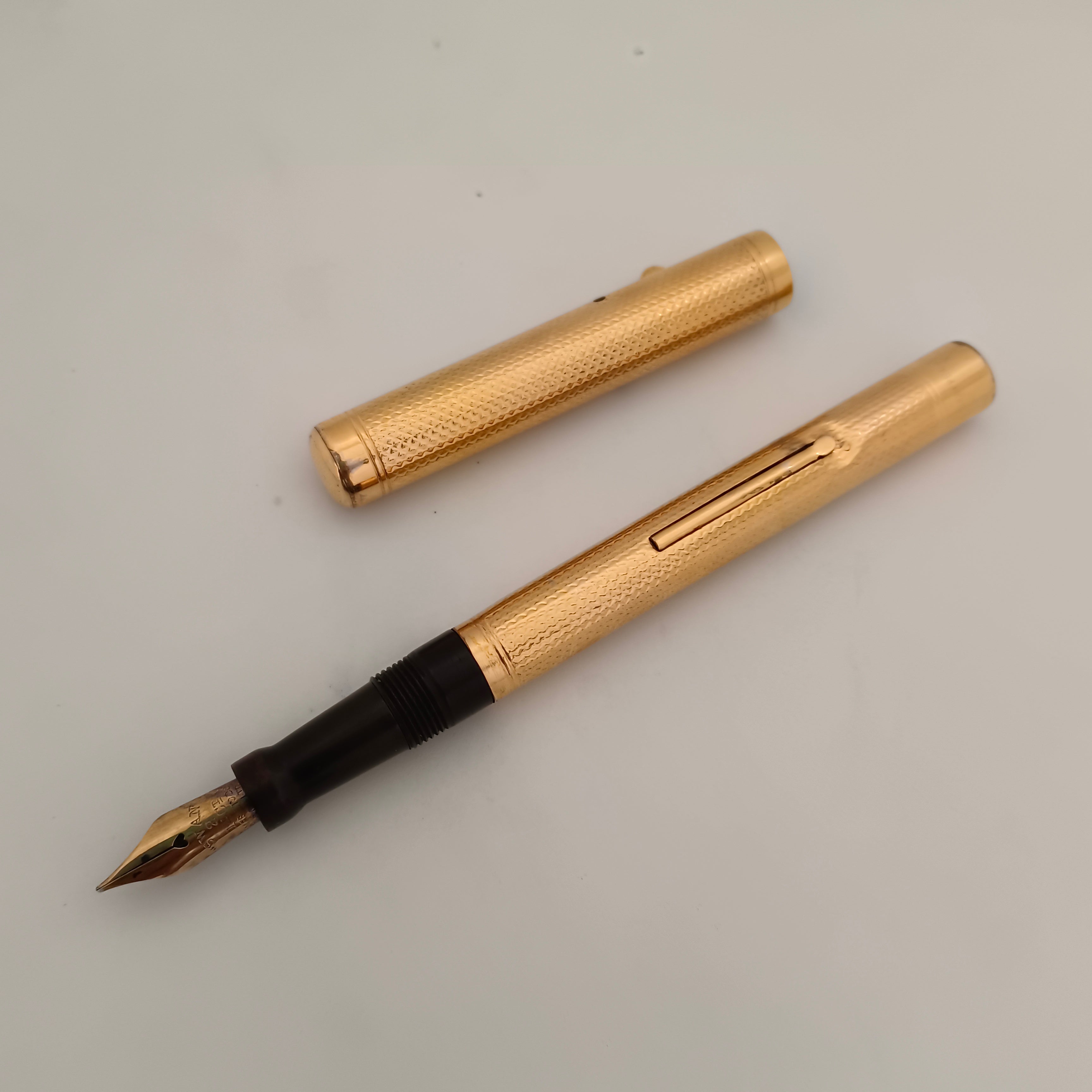 Vintage Swan Mabie Todd Lever Filler Gold Filled Fountain Pen