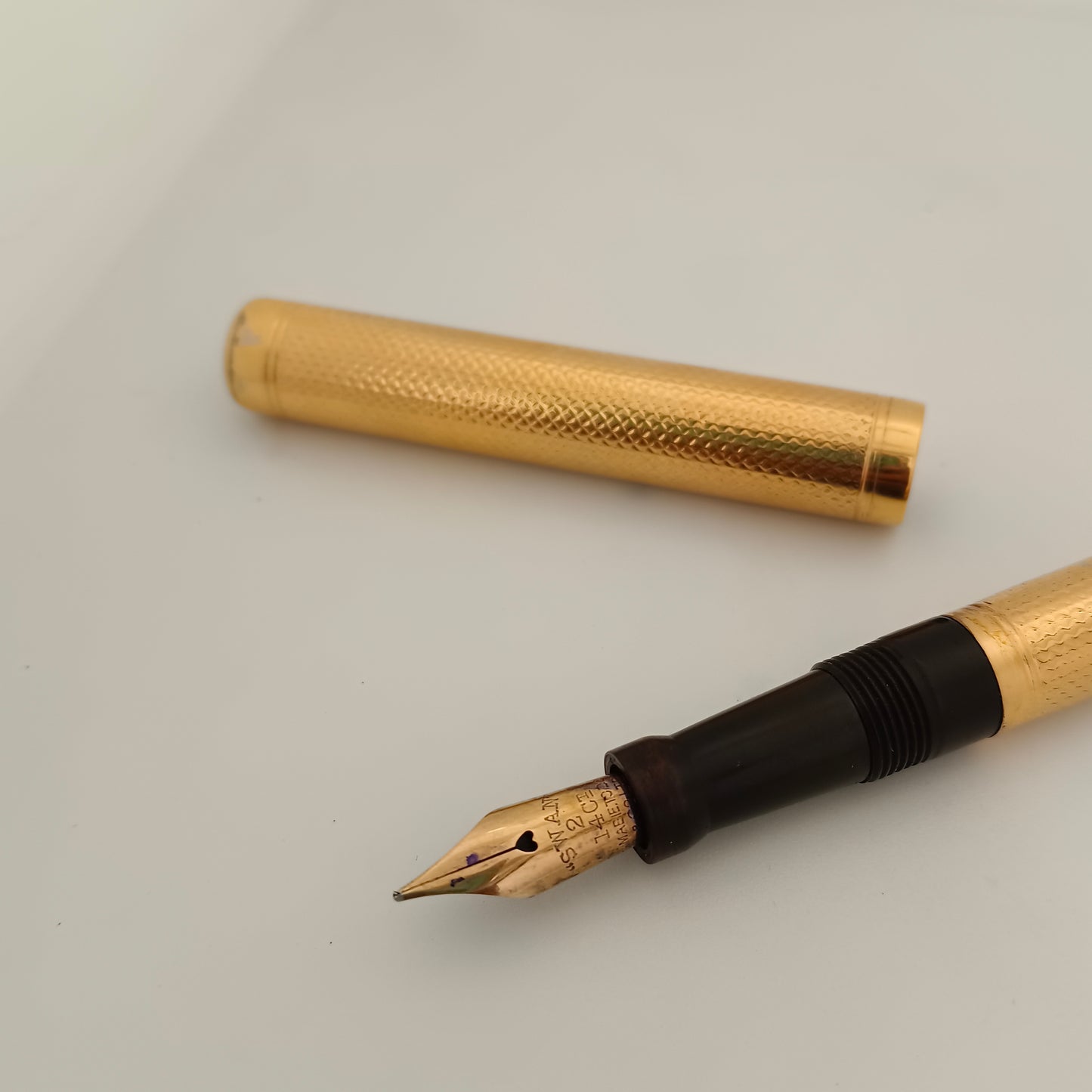 Vintage Swan Mabie Todd Lever Filler Gold Filled Fountain Pen