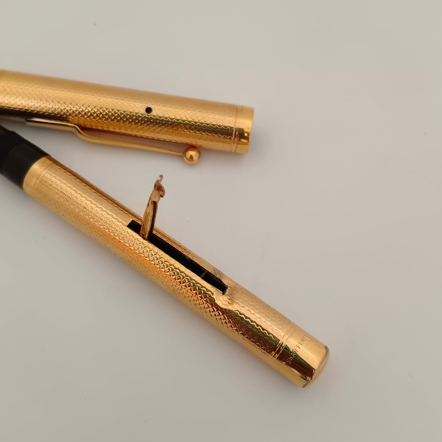 Vintage Swan Mabie Todd Lever Filler Gold Filled Fountain Pen