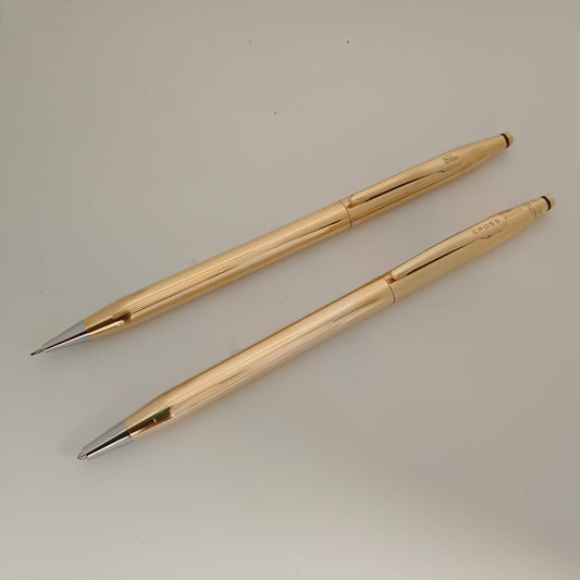 Cross Century 18kt Gold Filled Ballpen & Mechanical pencil Set - USA