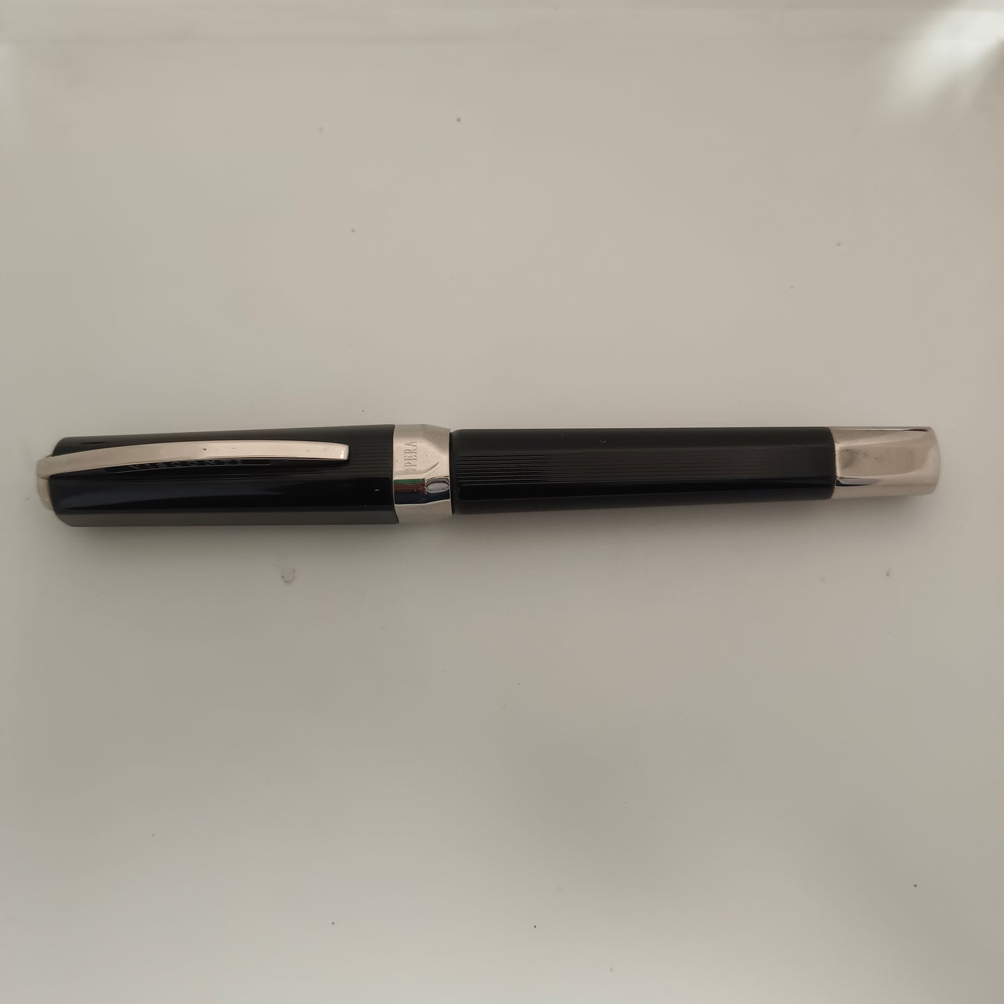 Visconti Black Guilloche Opera Master Fountain Pen
