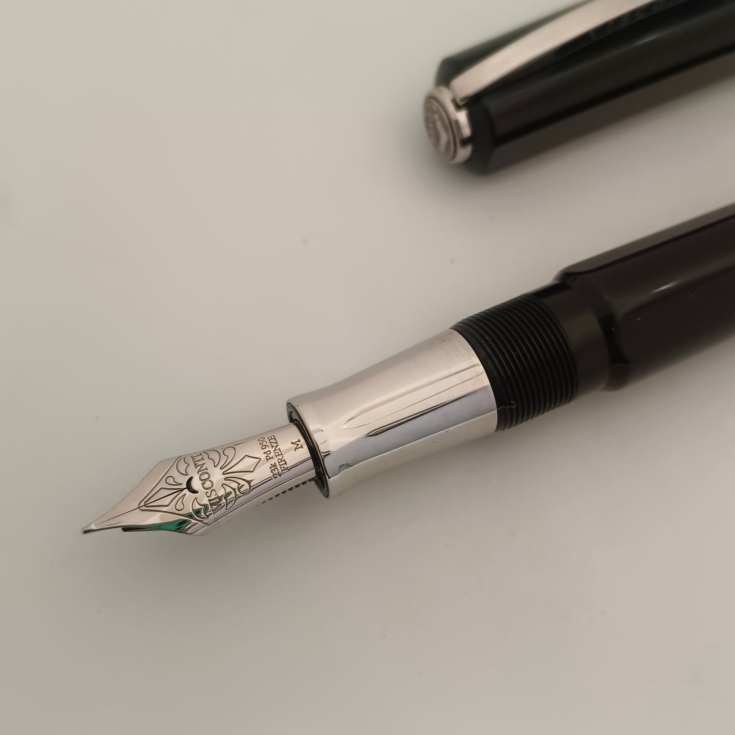 Visconti Black Guilloche Opera Master Fountain Pen