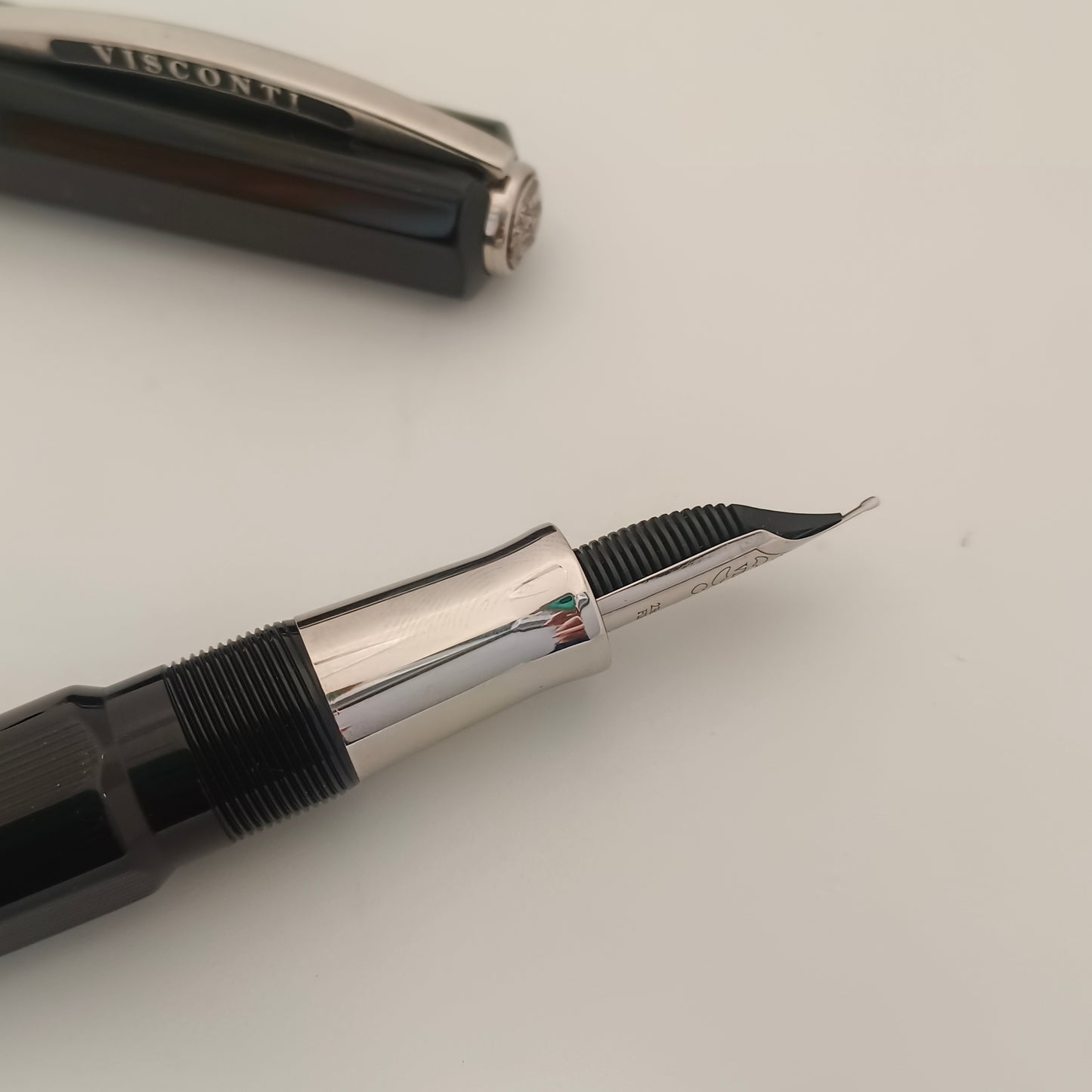 Visconti Black Guilloche Opera Master Fountain Pen