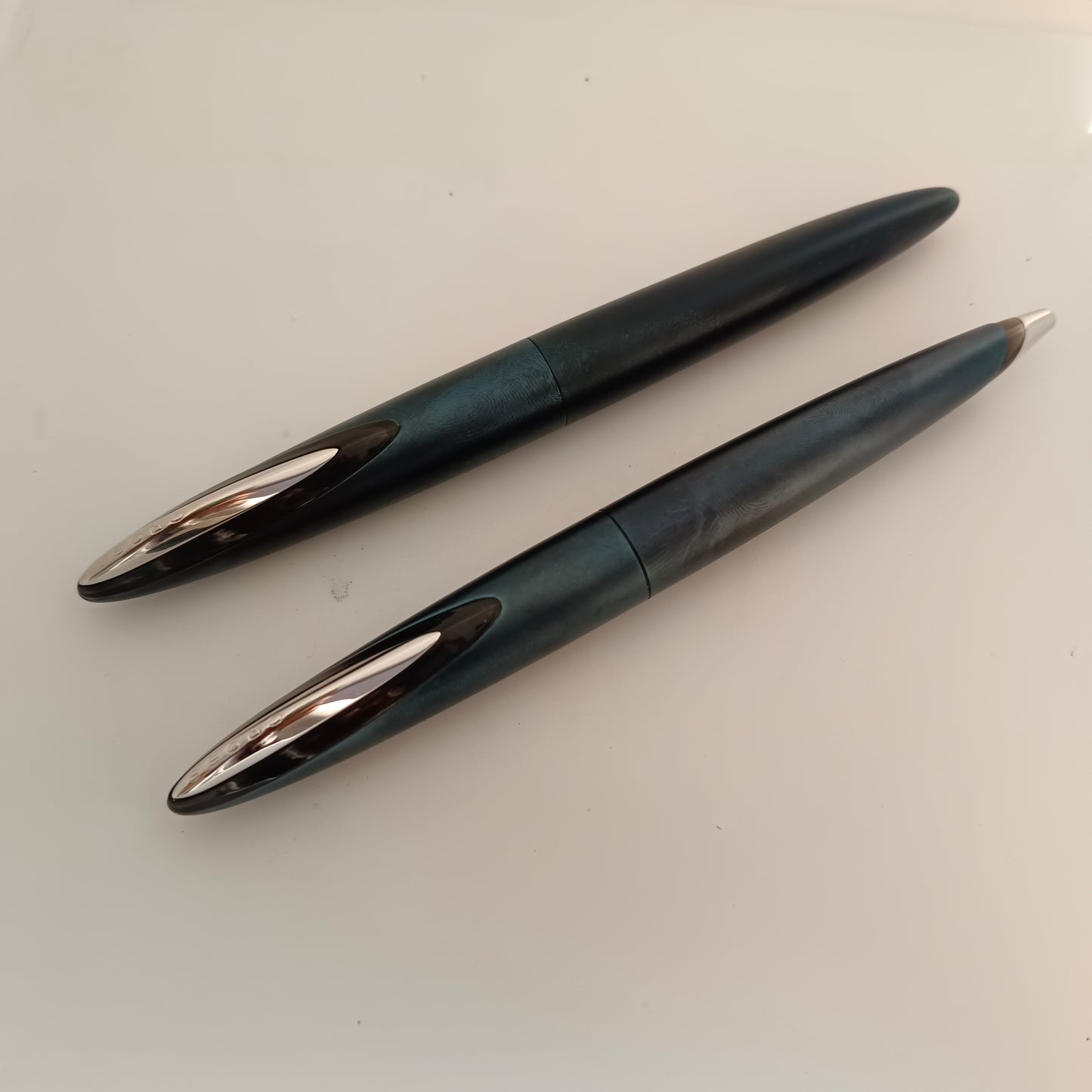 Cross verve Selenium Blue Pen Set - Fountain & ballpen