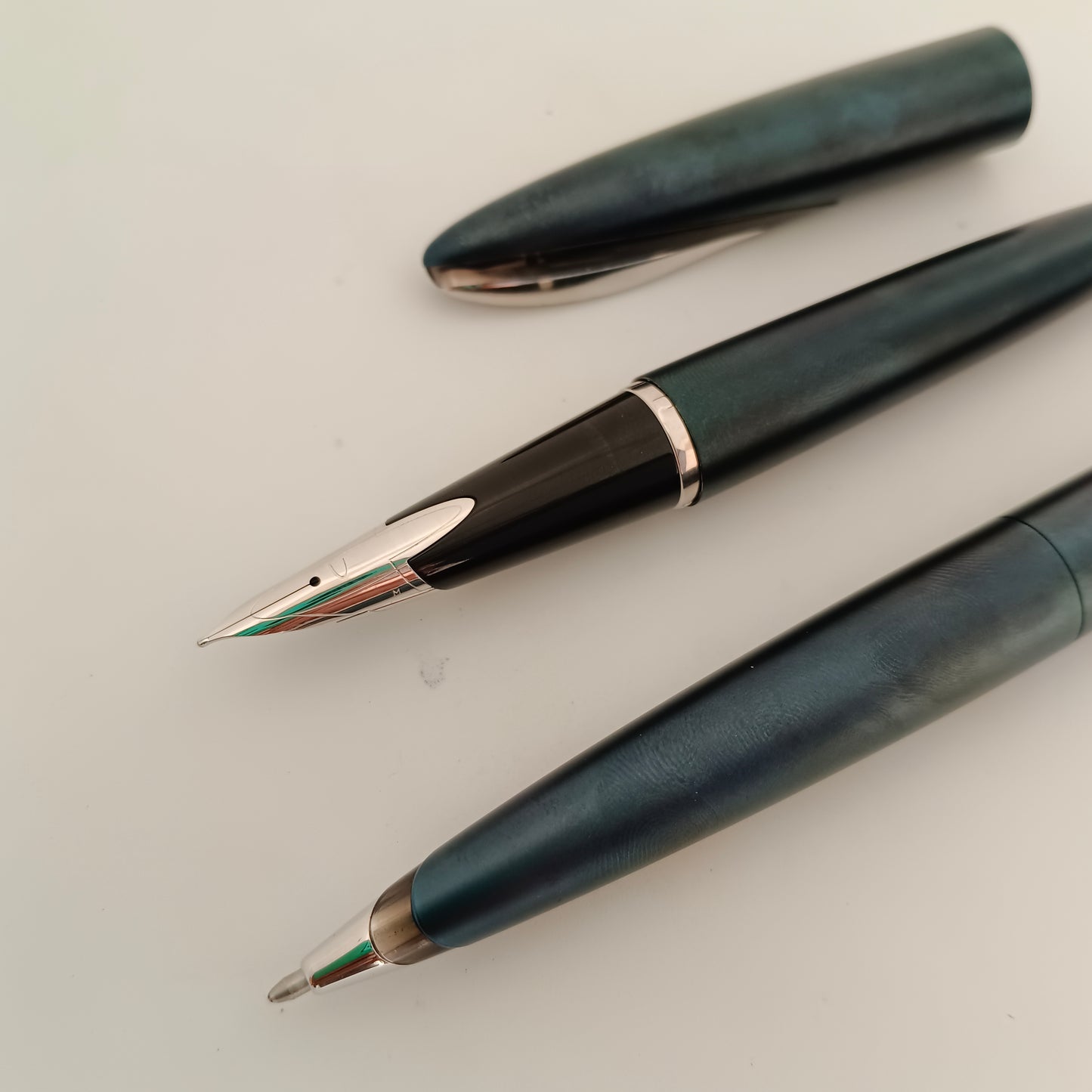 Cross verve Selenium Blue Pen Set - Fountain & ballpen
